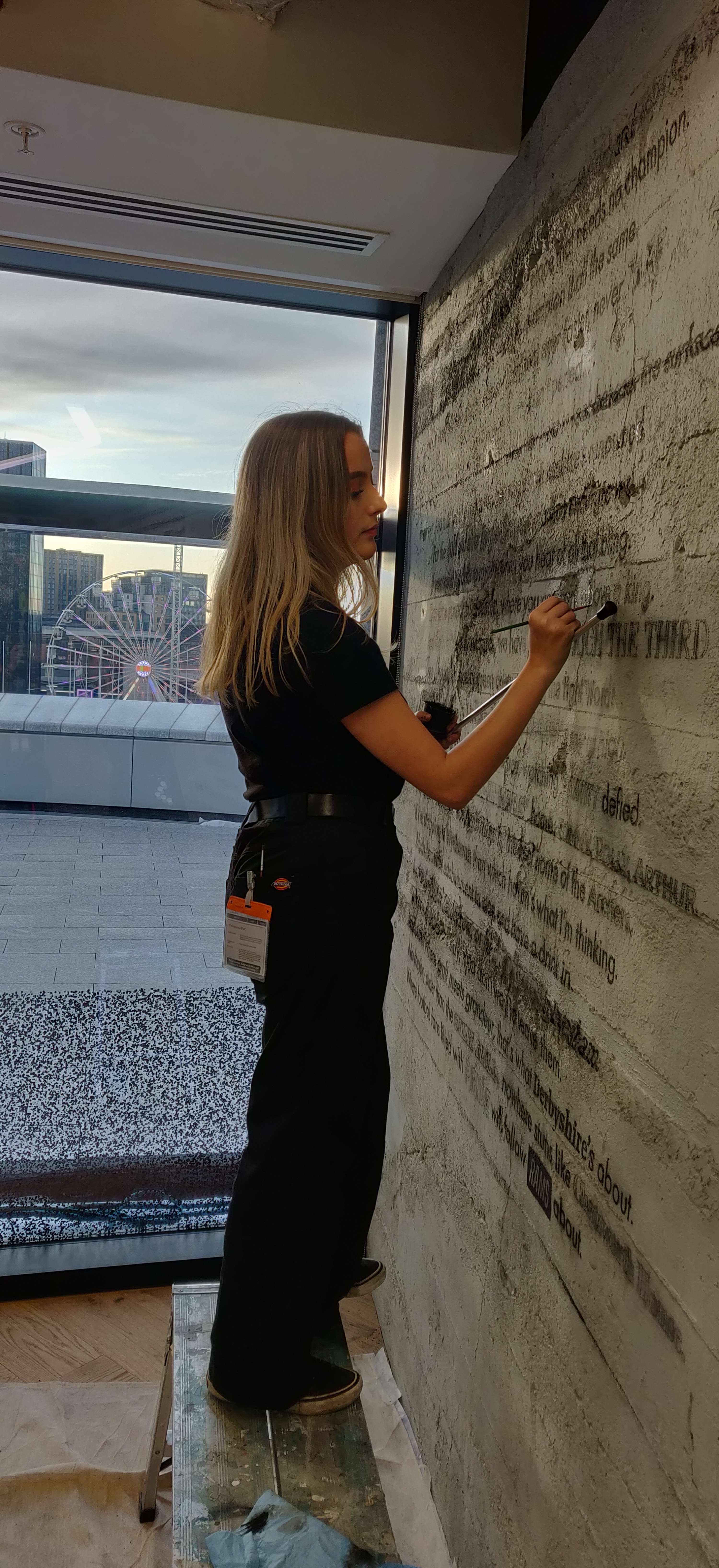 PWC - Hand painted wall art by Michelle Henry