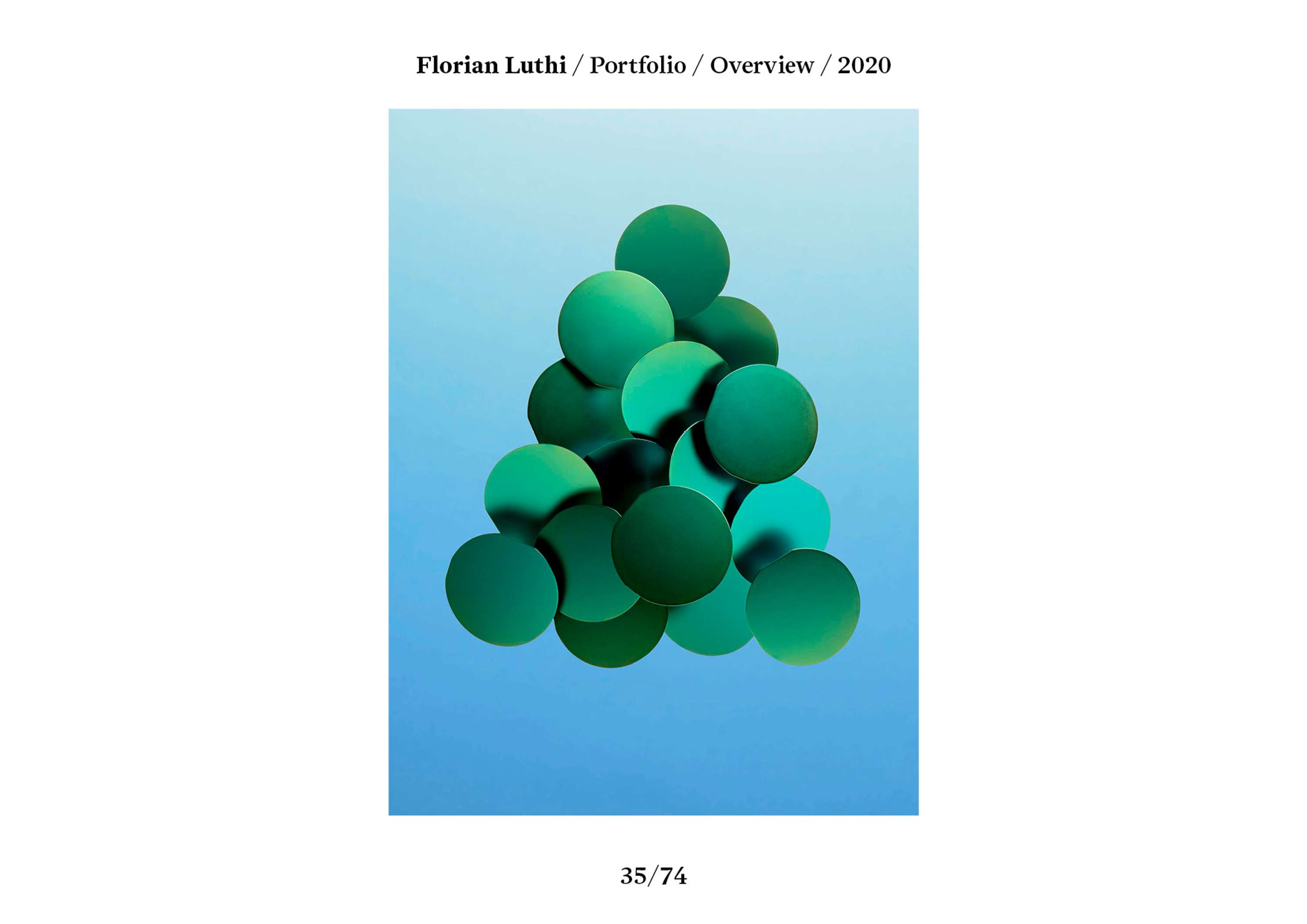 Florian Luthi / Portfolio 2020 by Florian Luthi