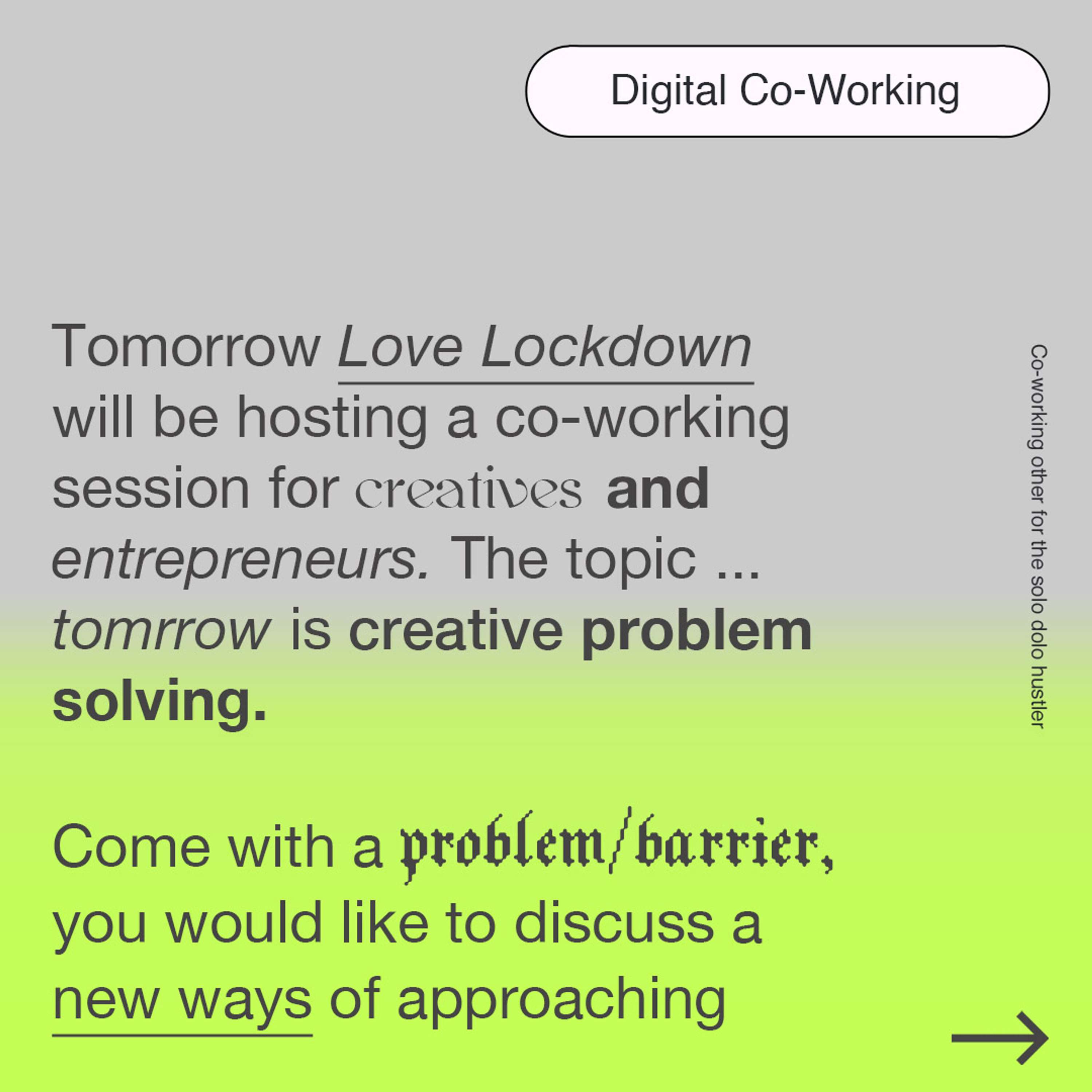 Creative Problem Solving Work Shop by Jamiel Thompson