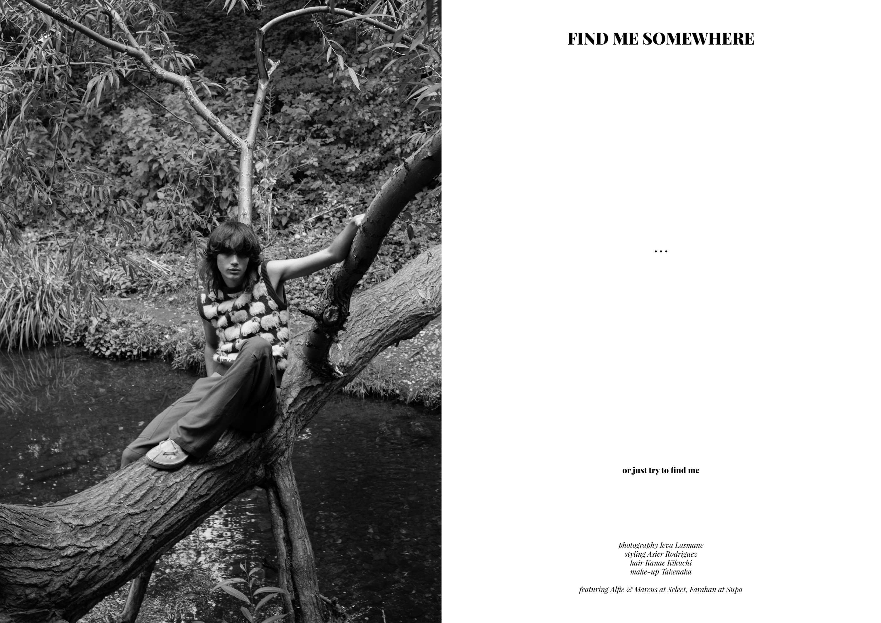 Find Me Somewhere . . . or just try to find me by Ieva Lasmane