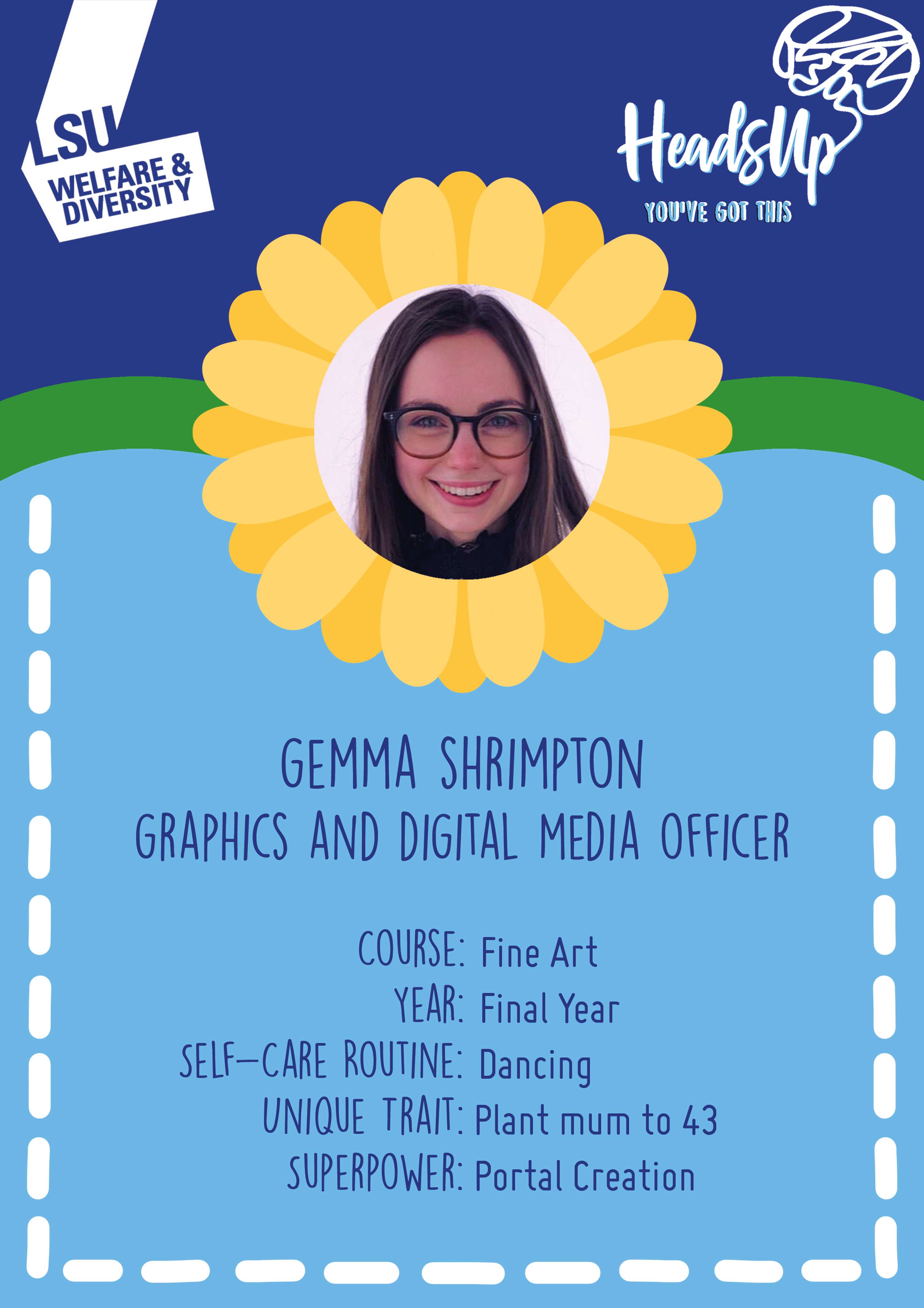 Graphics and Digital Media Officer by Gemma Shrimpton