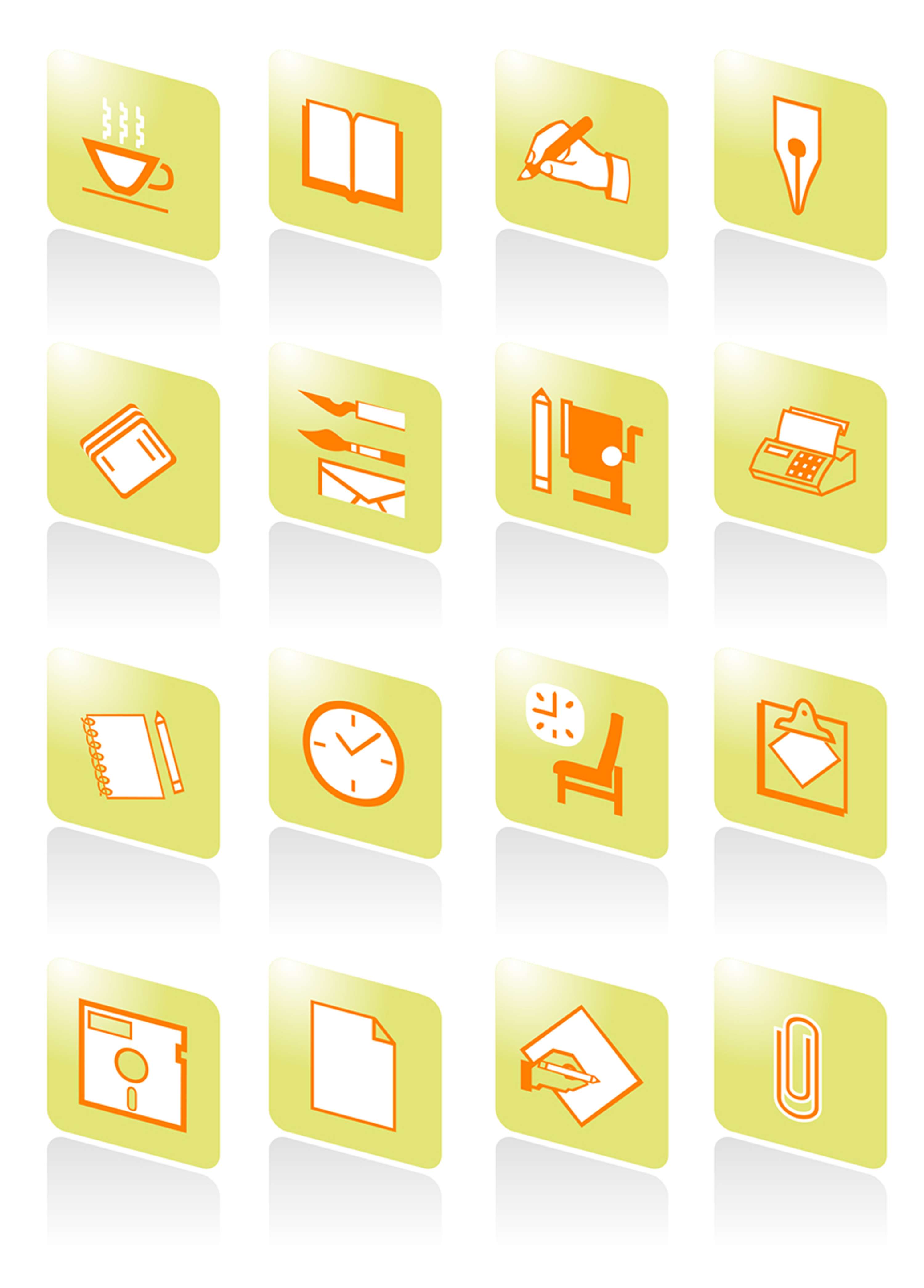 UI Menu icons and elements by Shona Charlton