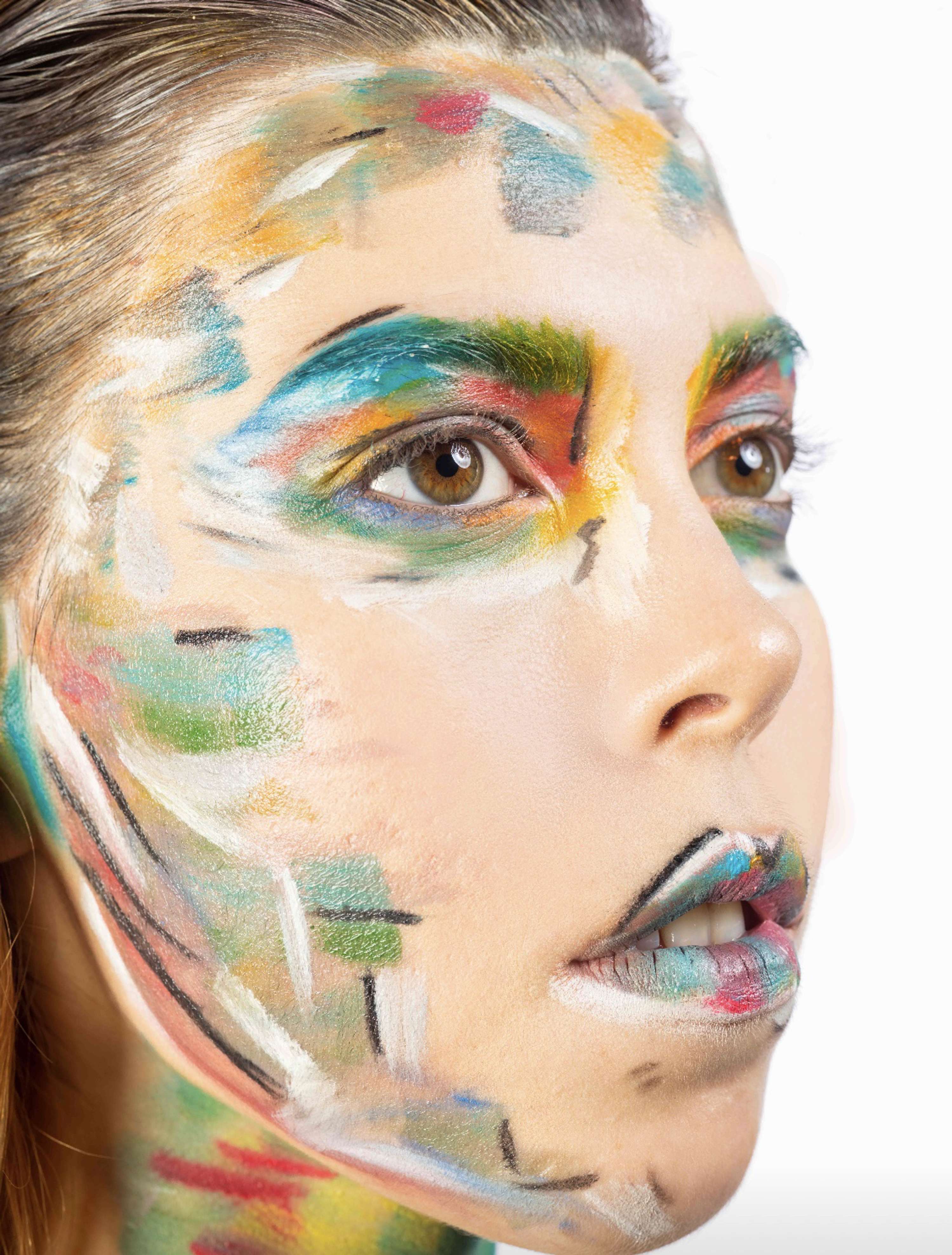 Street style mixed with abstract art editorial photoshoot by Viktoria Voykova