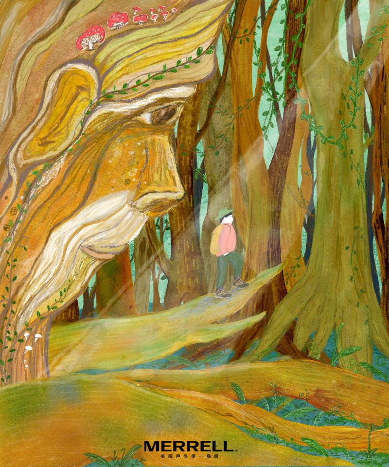 Illustrations for Merrell Taiwan by Evelyn Teng