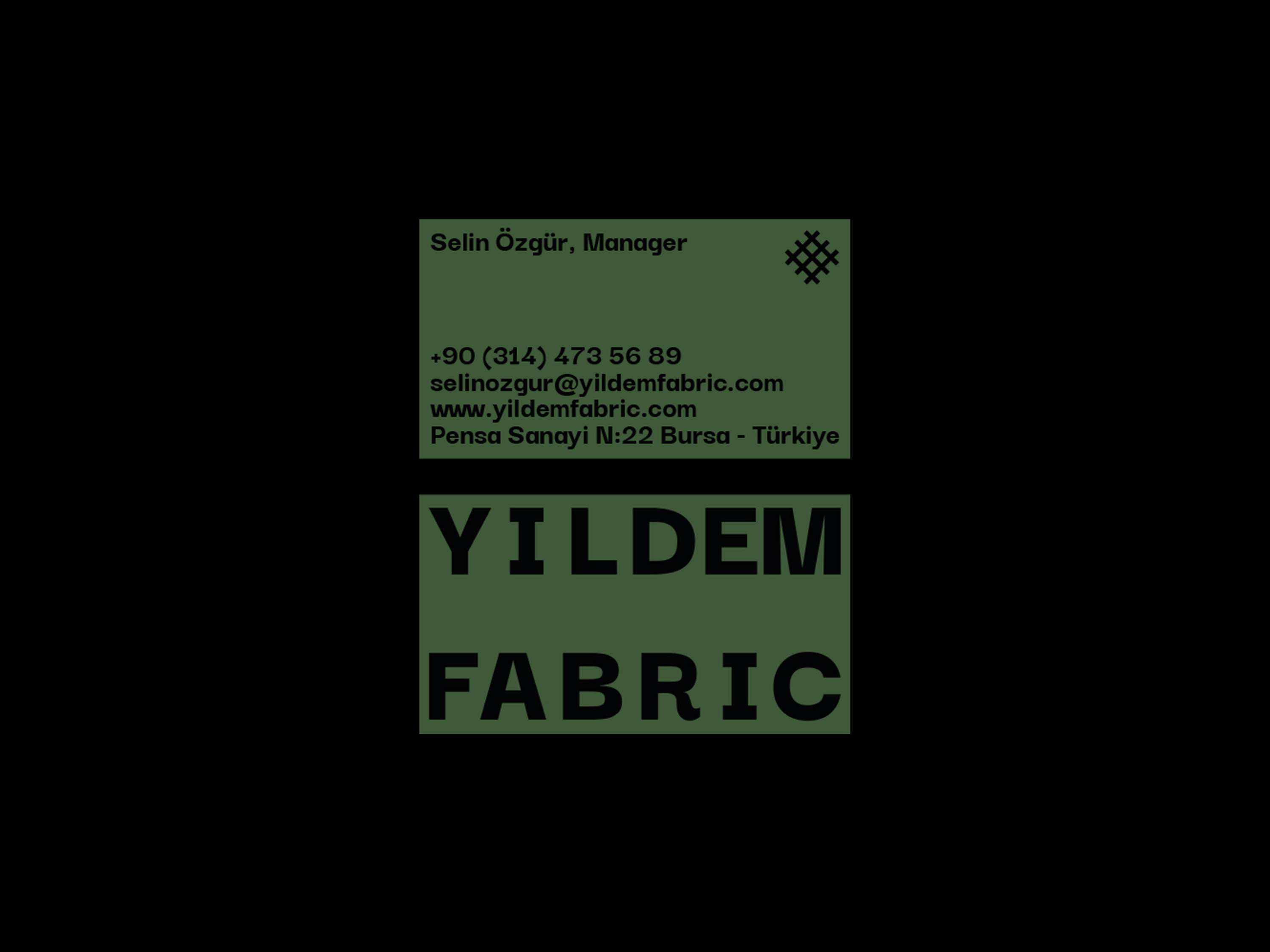 Yıldem Fabric Identity by Mehmet Kırlangıç