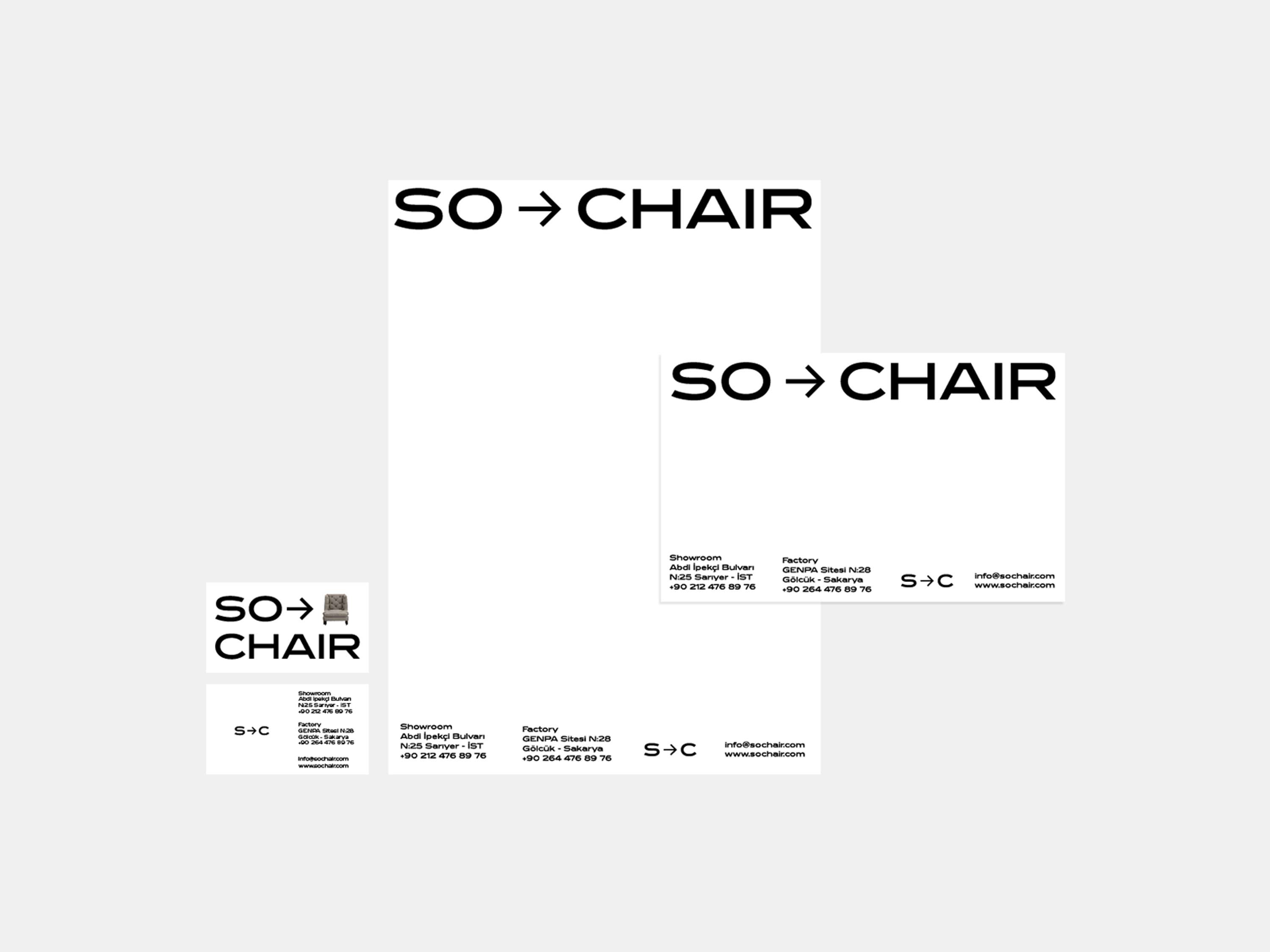 So Chair Branding by Mehmet Kırlangıç