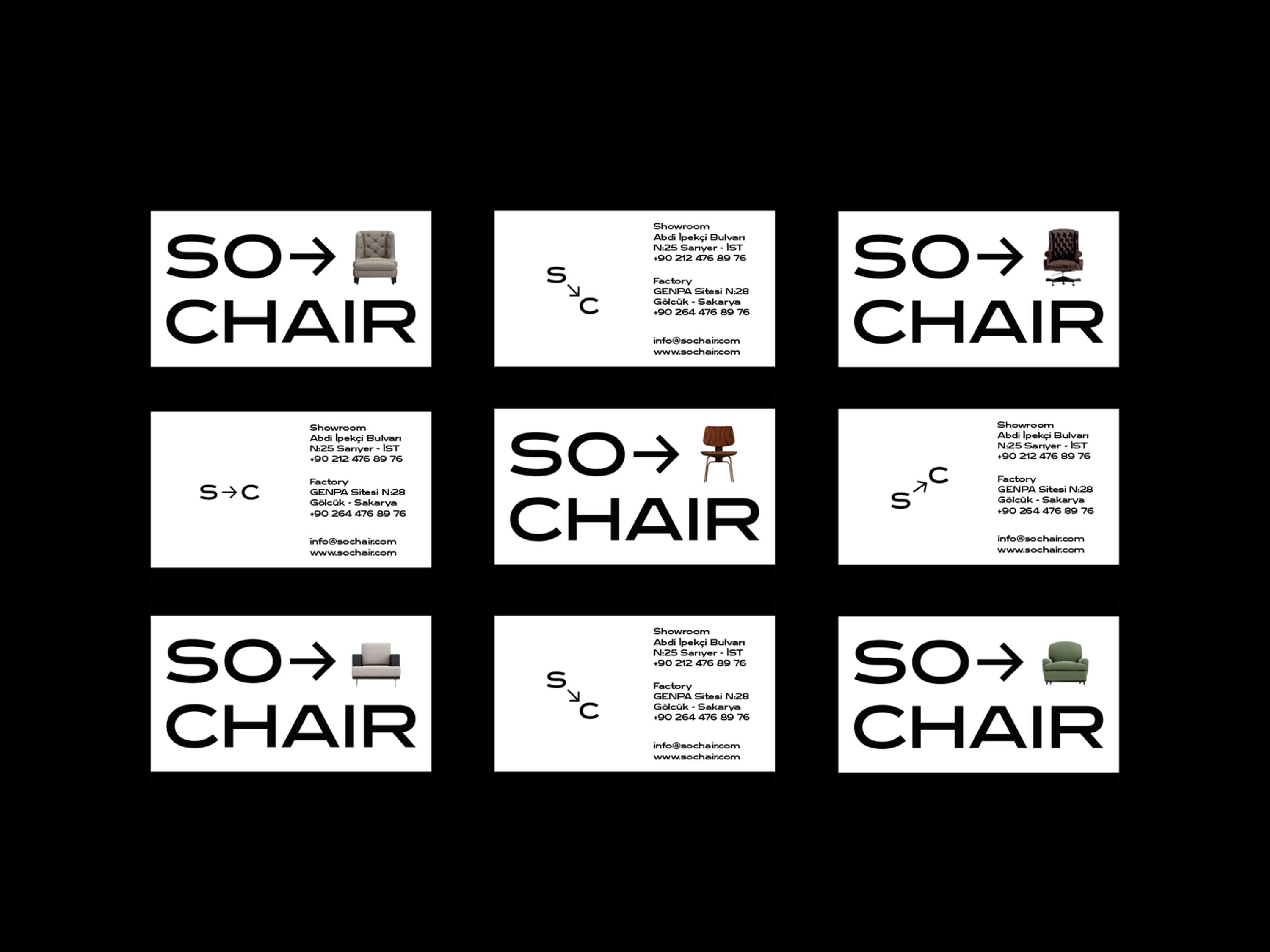 So Chair Branding by Mehmet Kırlangıç