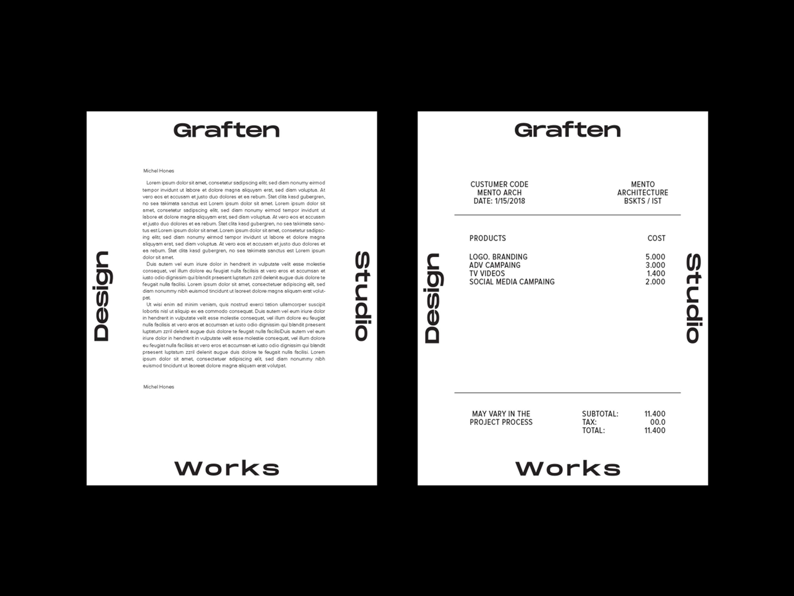 Graften Design Studio Works by Mehmet Kırlangıç