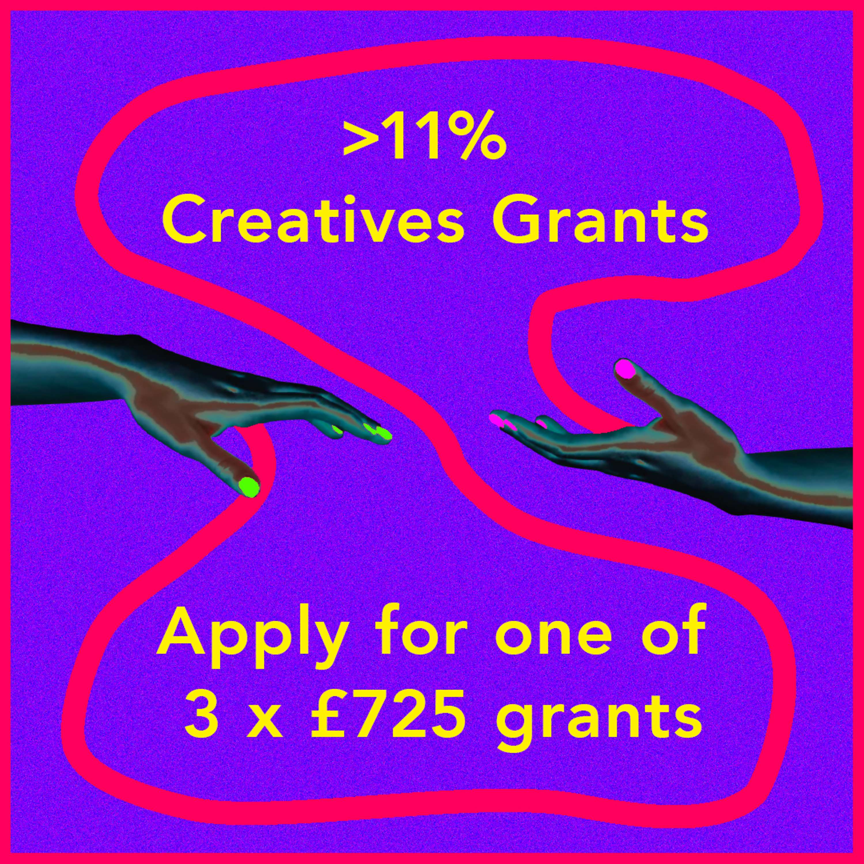 Greater than 11% - 3 x £725 grants by Renee Vaughan Sutherland