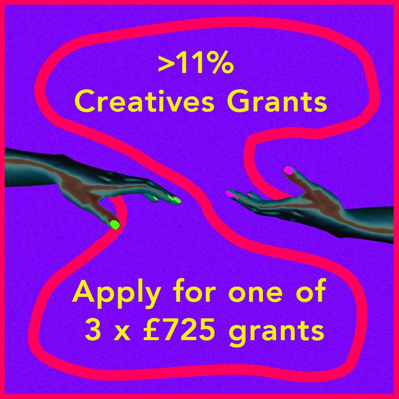 Greater than 11% - 3 x £725 grants by Renee Vaughan Sutherland