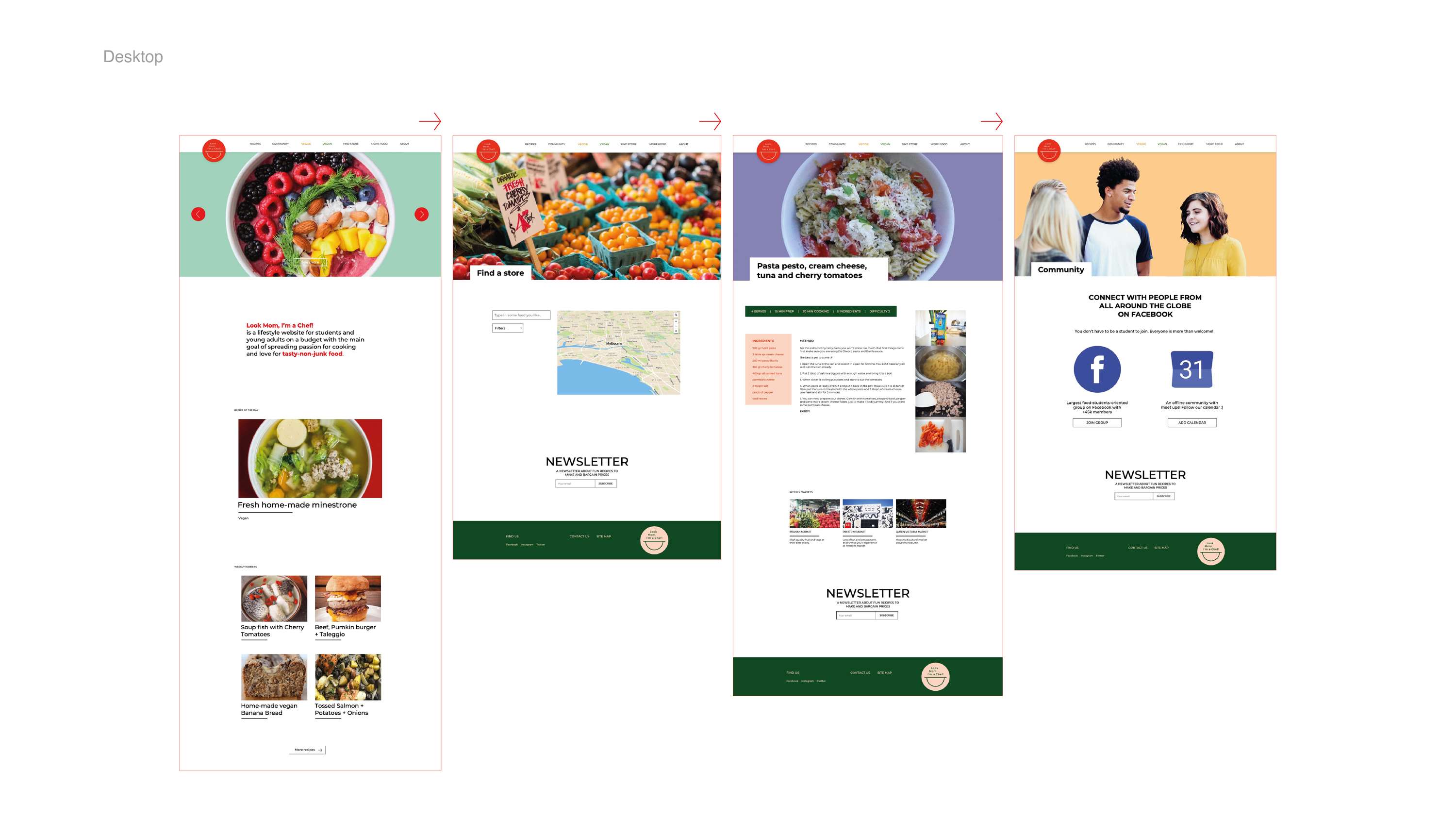 UI/UX and Brand Identity — Look Mom, I'm a Chef! by Samuele Di Mauro