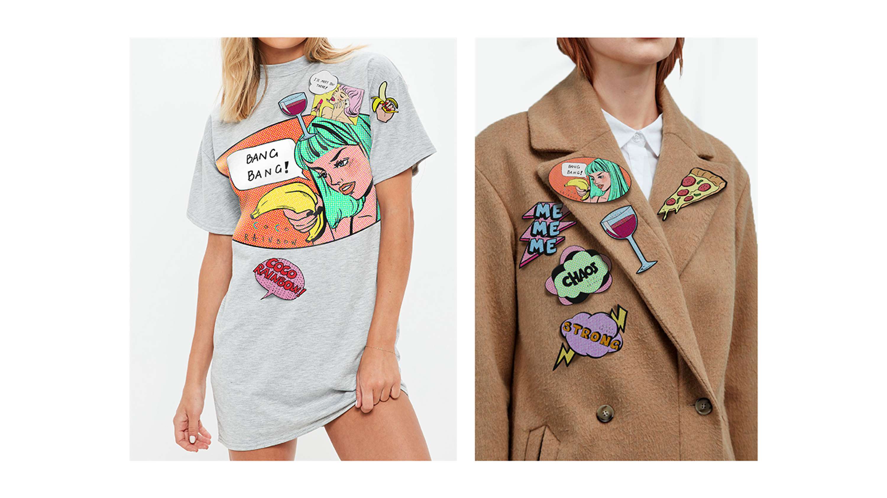 Pop Art Badges&Print Design by Xuyang Sun