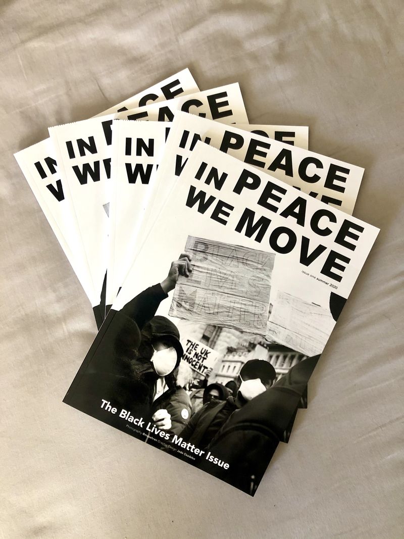 In Peace We Move print magazine by Jade Osadebe