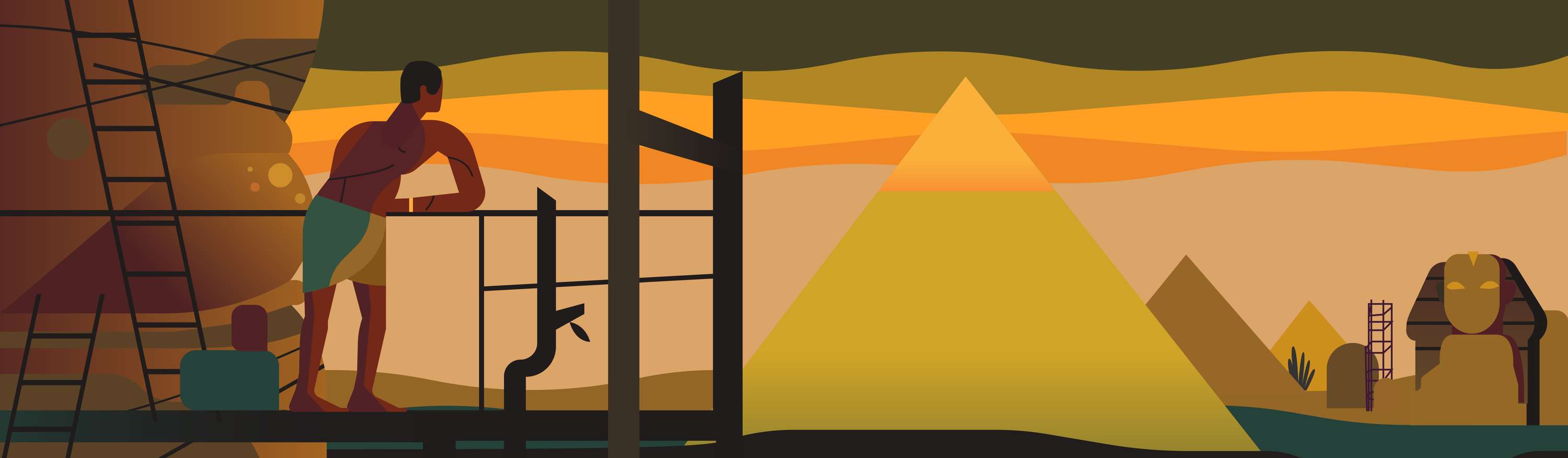 Pitch for an Egyptian animation by Fred Saunders