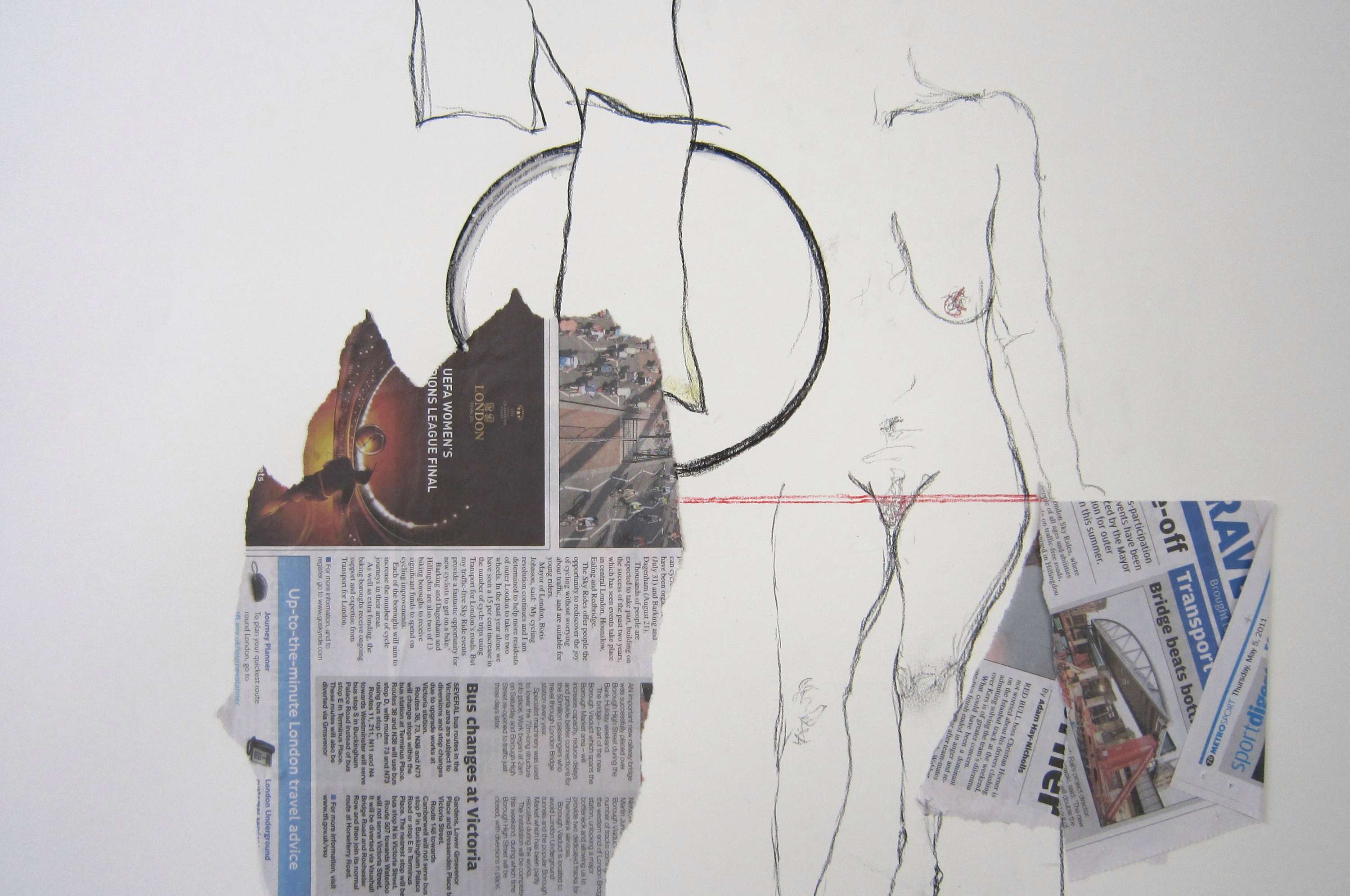 Life Drawing by Roshanak (Roshi) Khakban