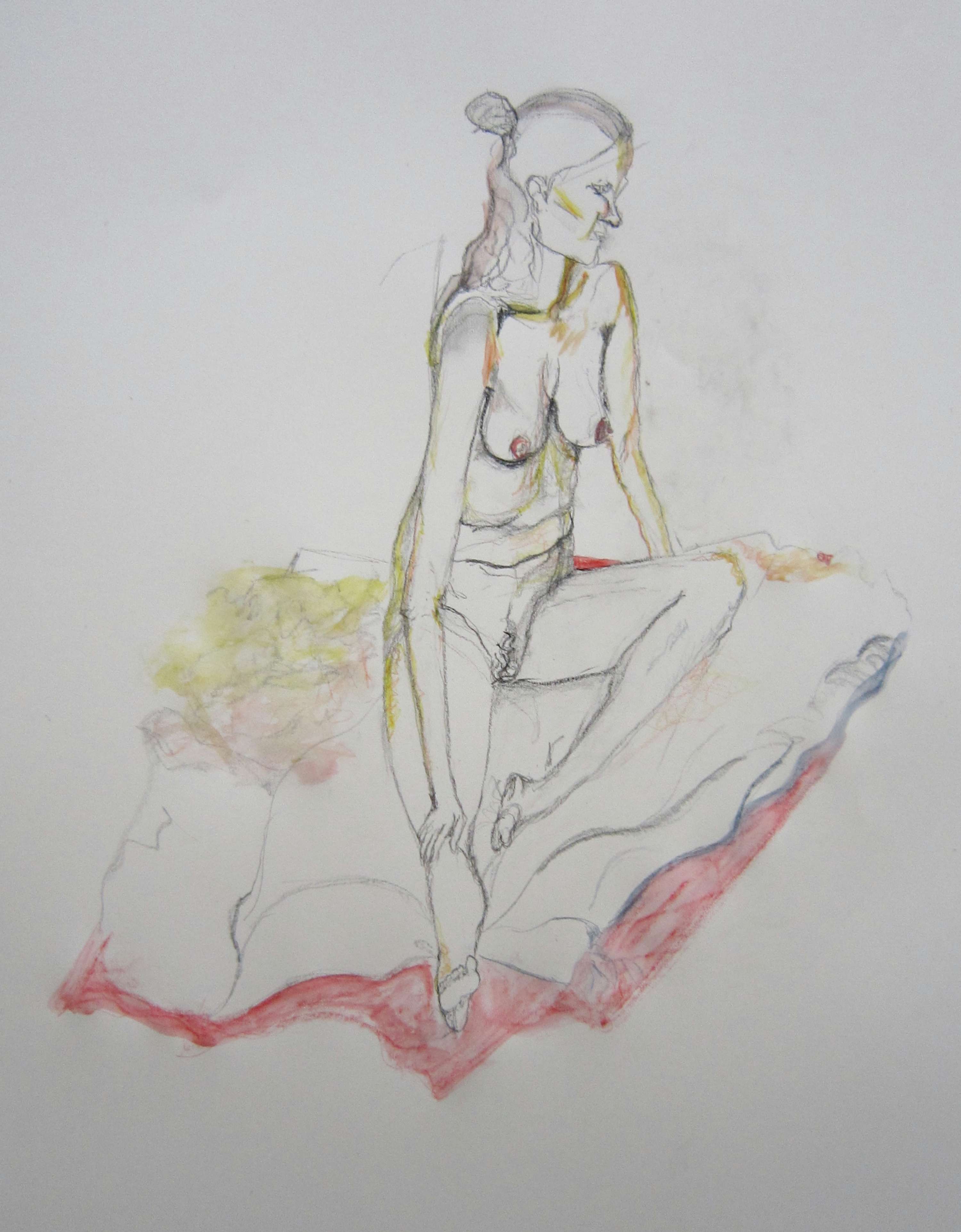 Life Drawing by Roshanak (Roshi) Khakban