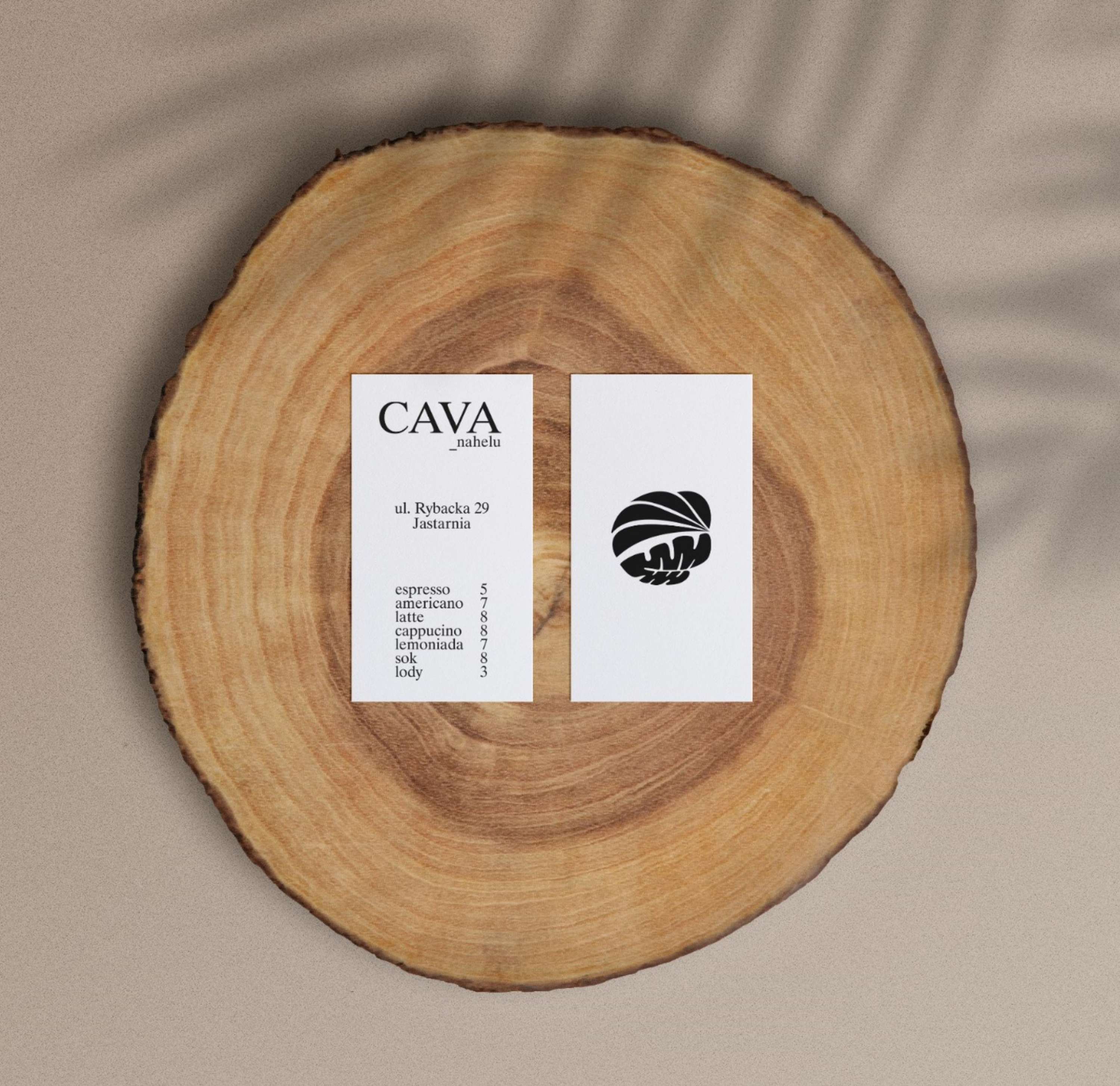 Cava logo design by Zofia Chrabaszcz