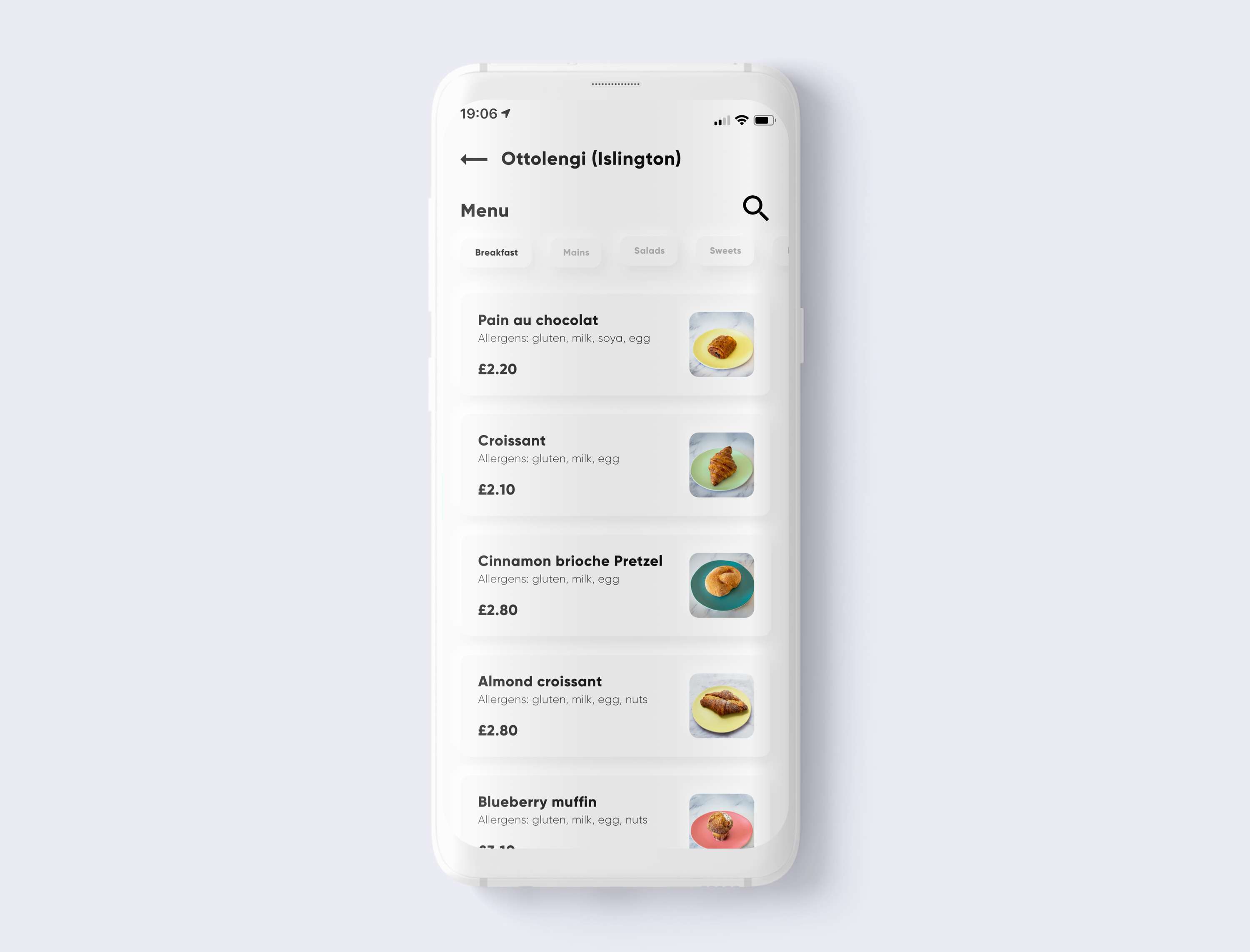 Uber Eats - app concept by Thierry Florit