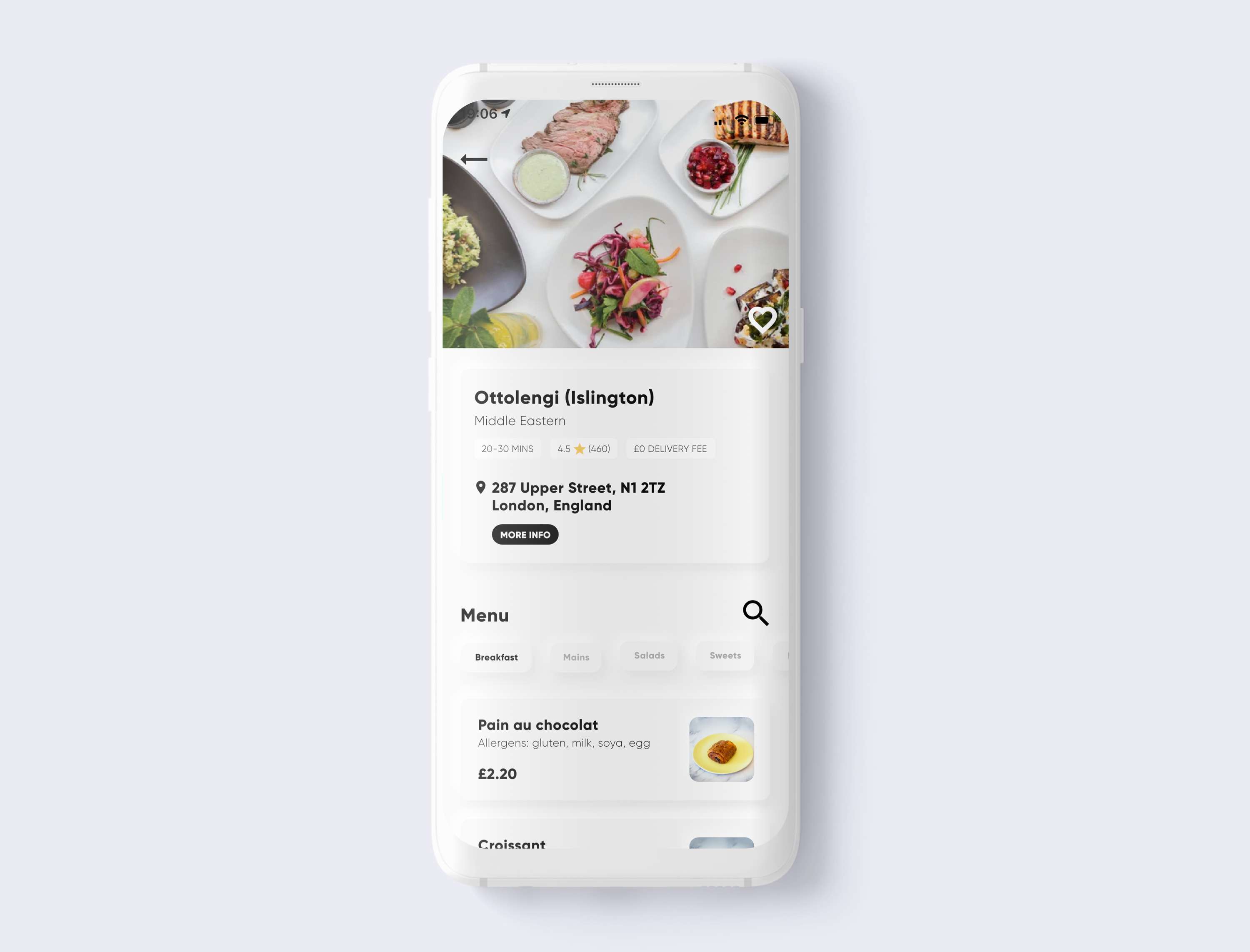 Uber Eats - app concept by Thierry Florit