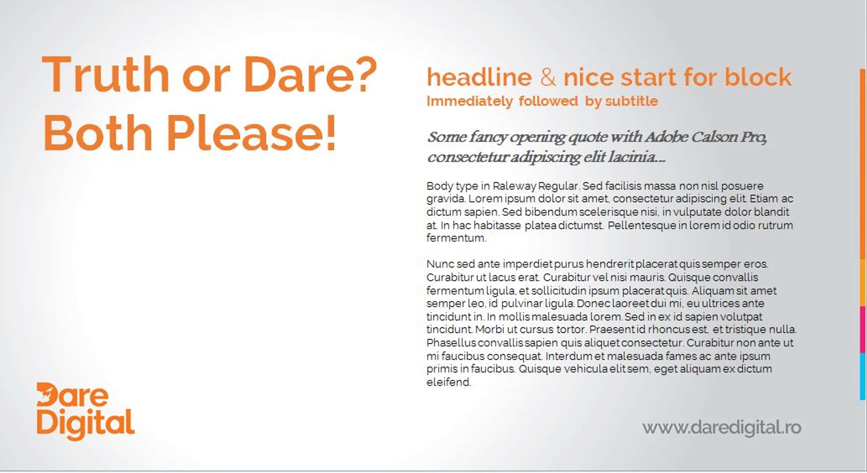 Dare Digital by Alina Chirvase