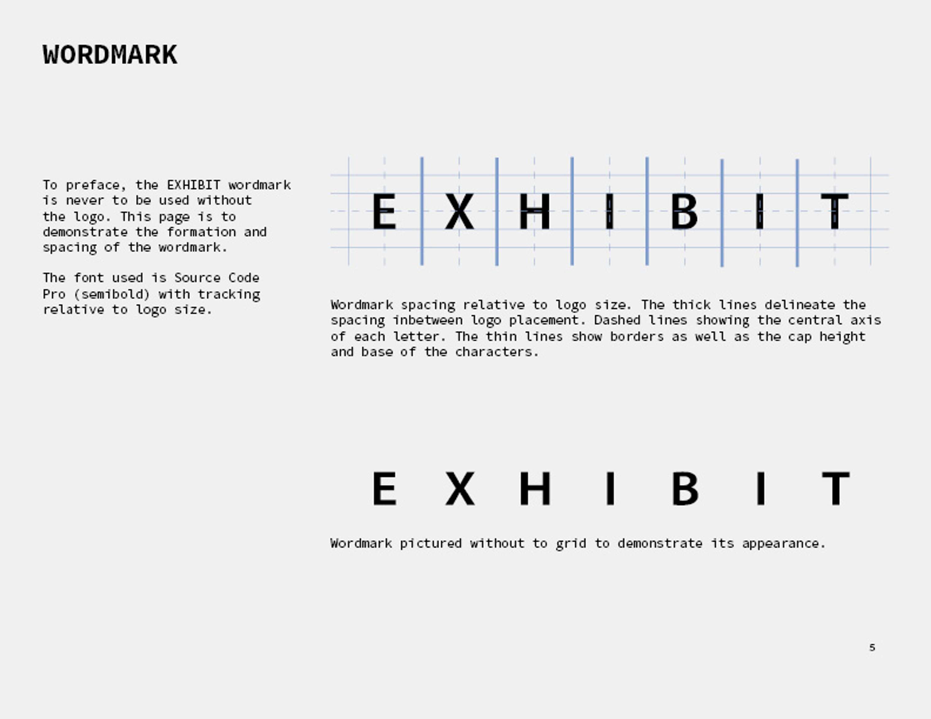 EXHIBIT: Branding Guideline (2020) by Keith Muir