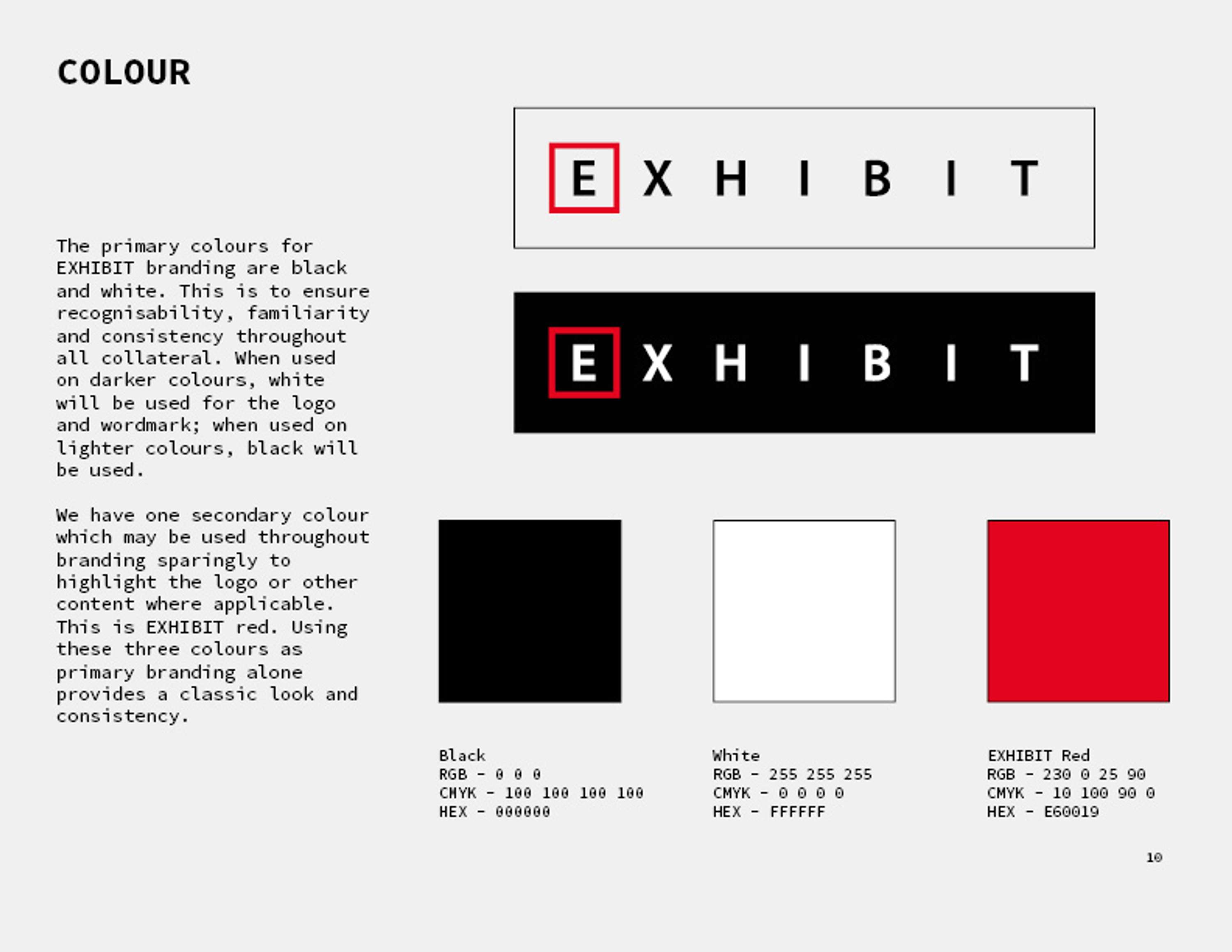 EXHIBIT: Branding Guideline (2020) by Keith Muir