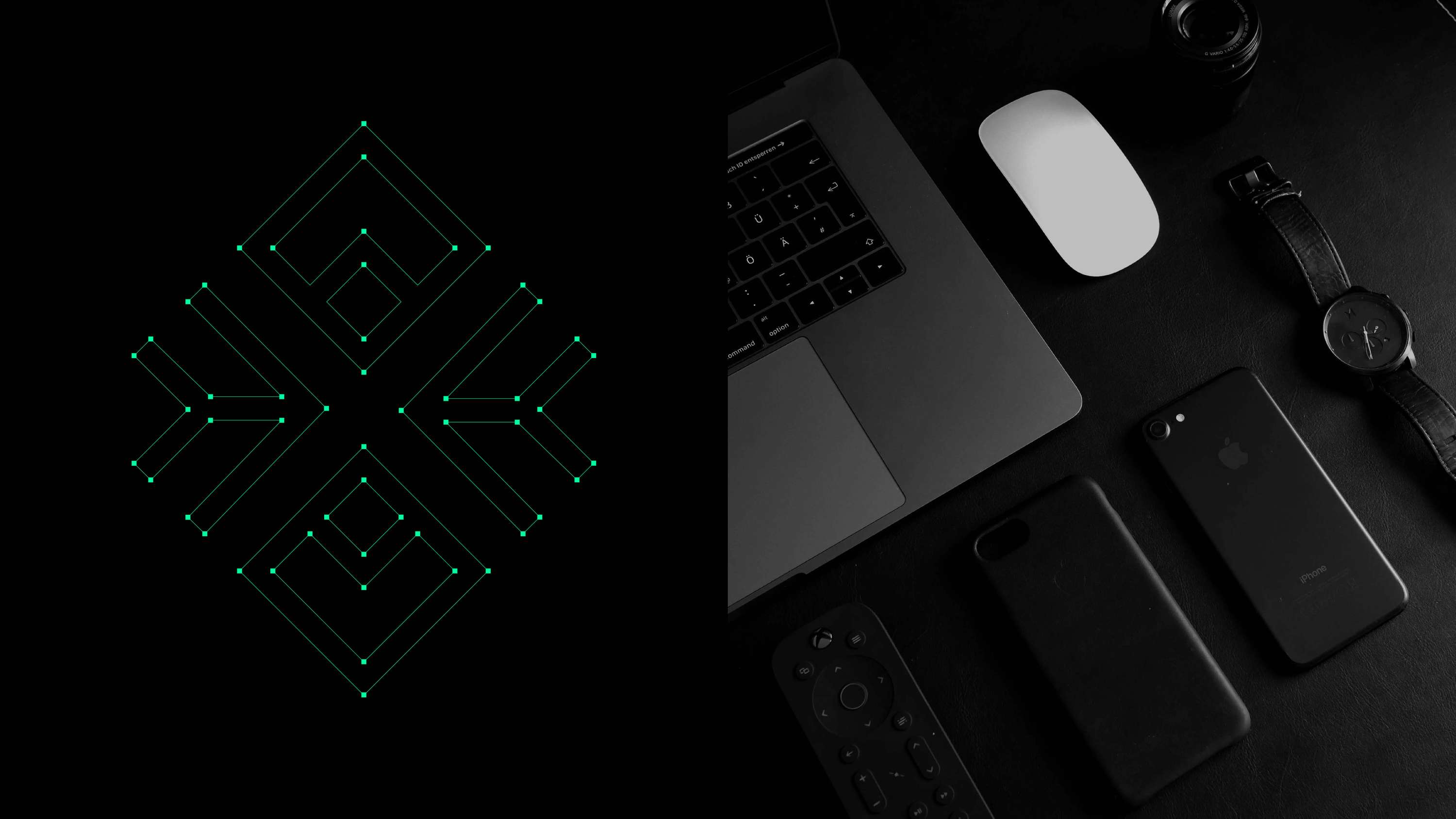 Ginntech - software house • Brand identity by Blekk Studio