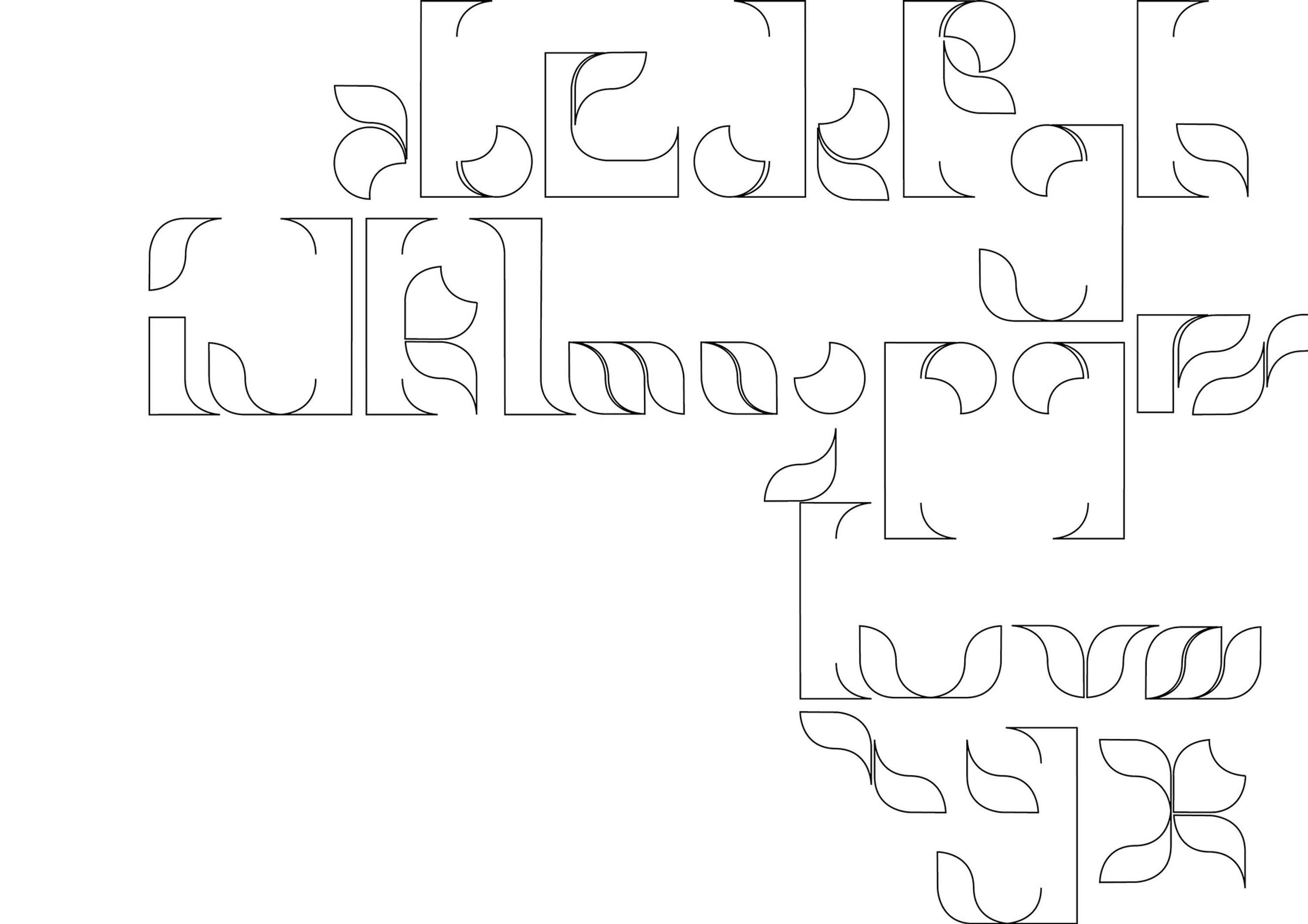 MODULAR TYPEFACE by Chiara Romualdi