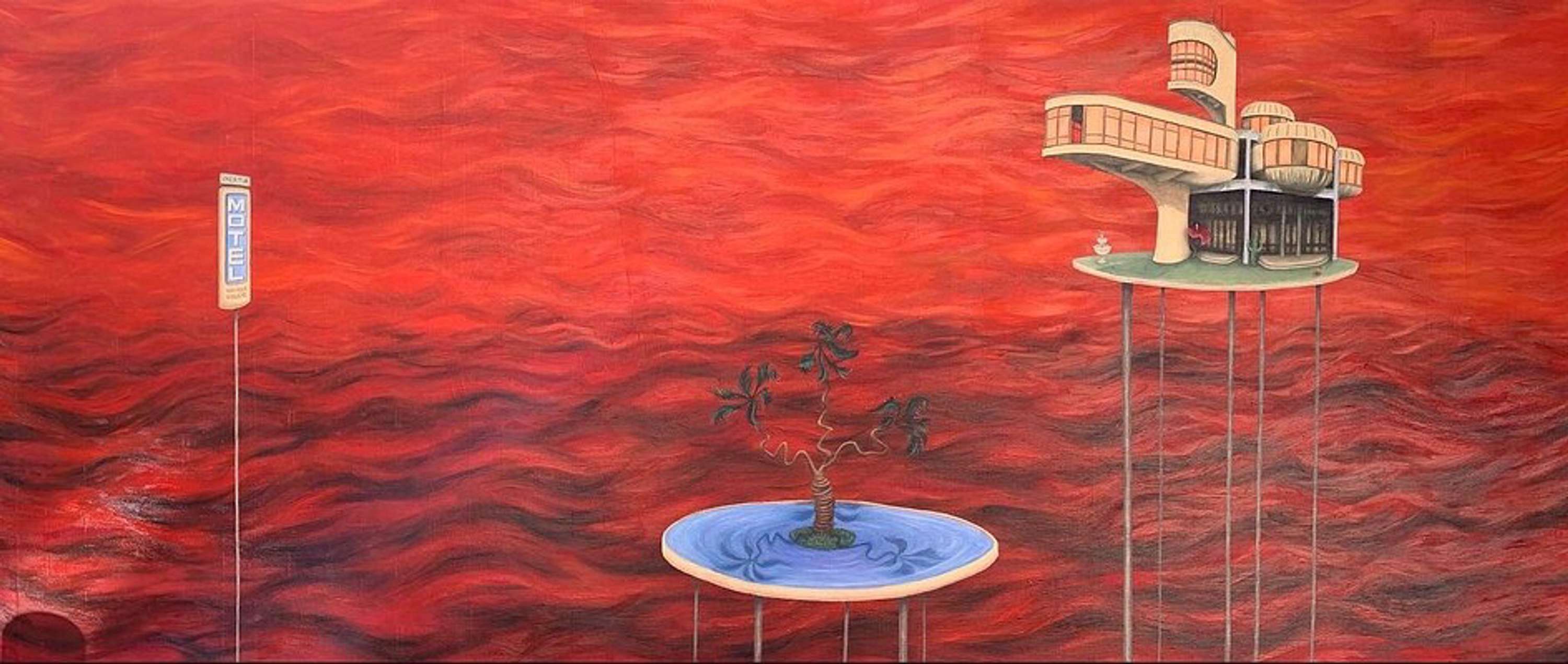 Surrealist architectural concepts and paintings by Kat Easto