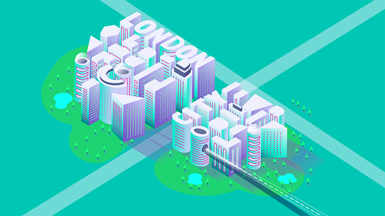 Isometric City by Sibel Gulbahce