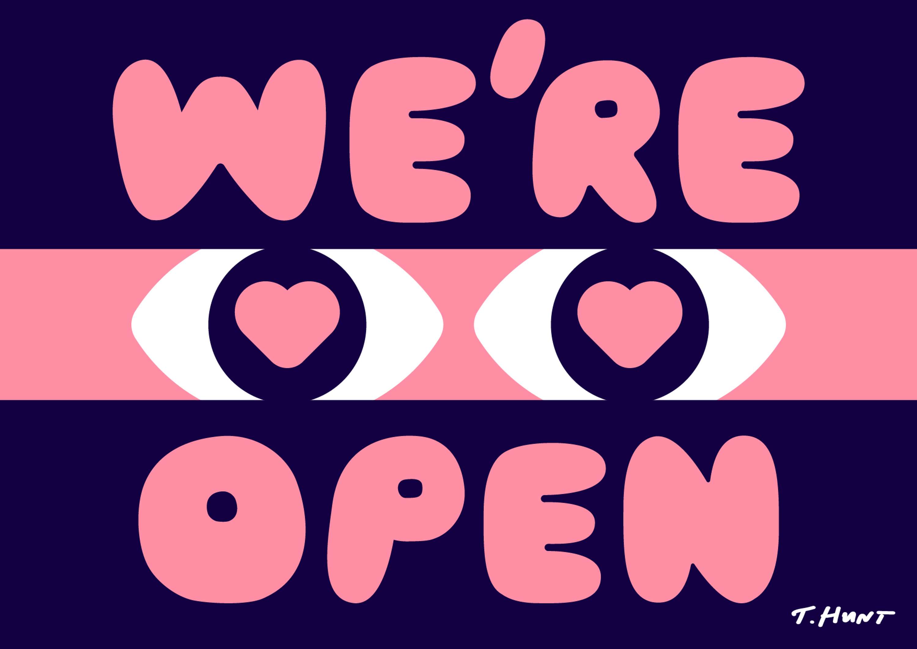 We're Open – Amex by Timothy Hunt