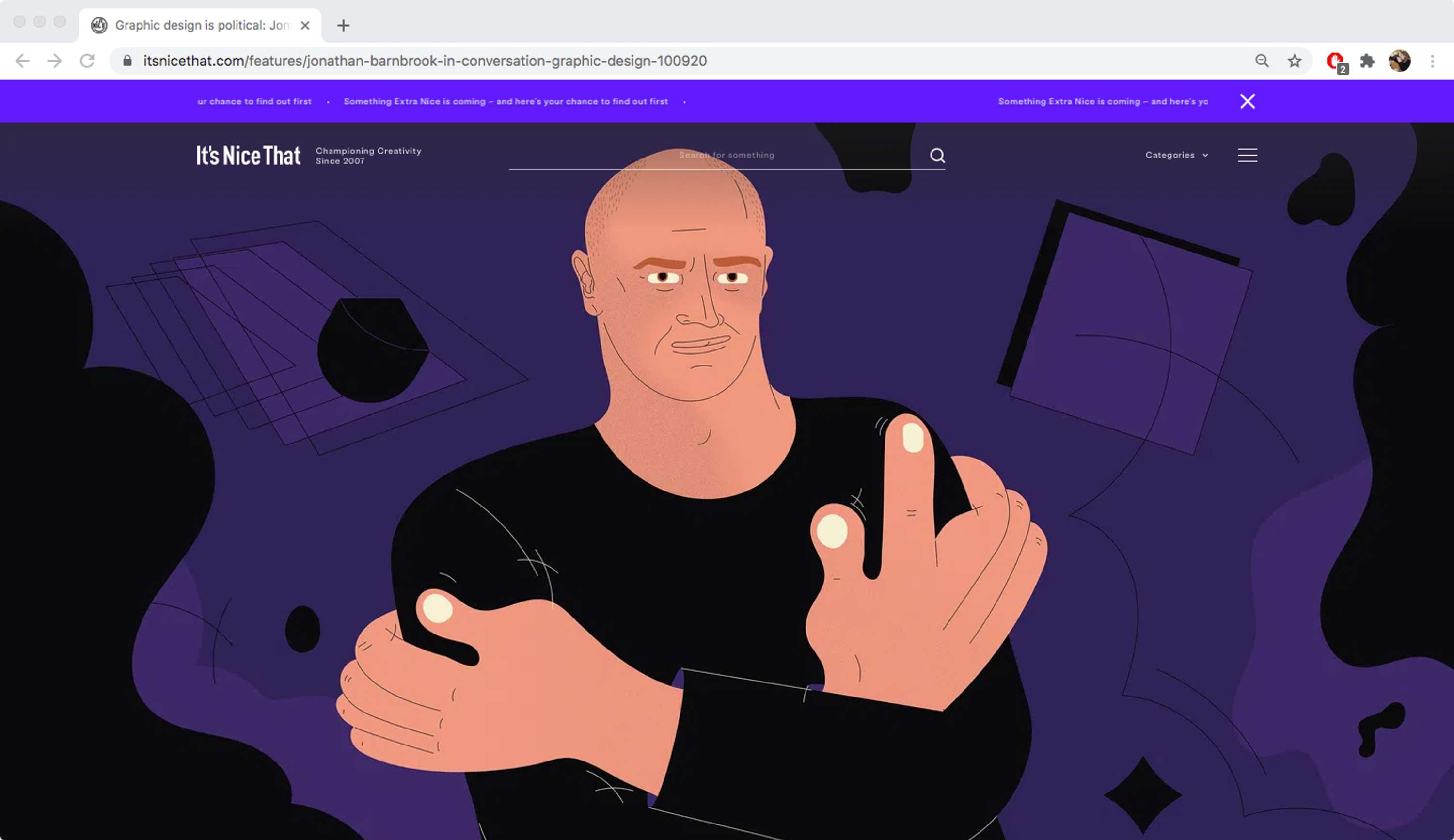 Its Nice That - In conversation with Jonathan Barnbrook by Sarah Cliff