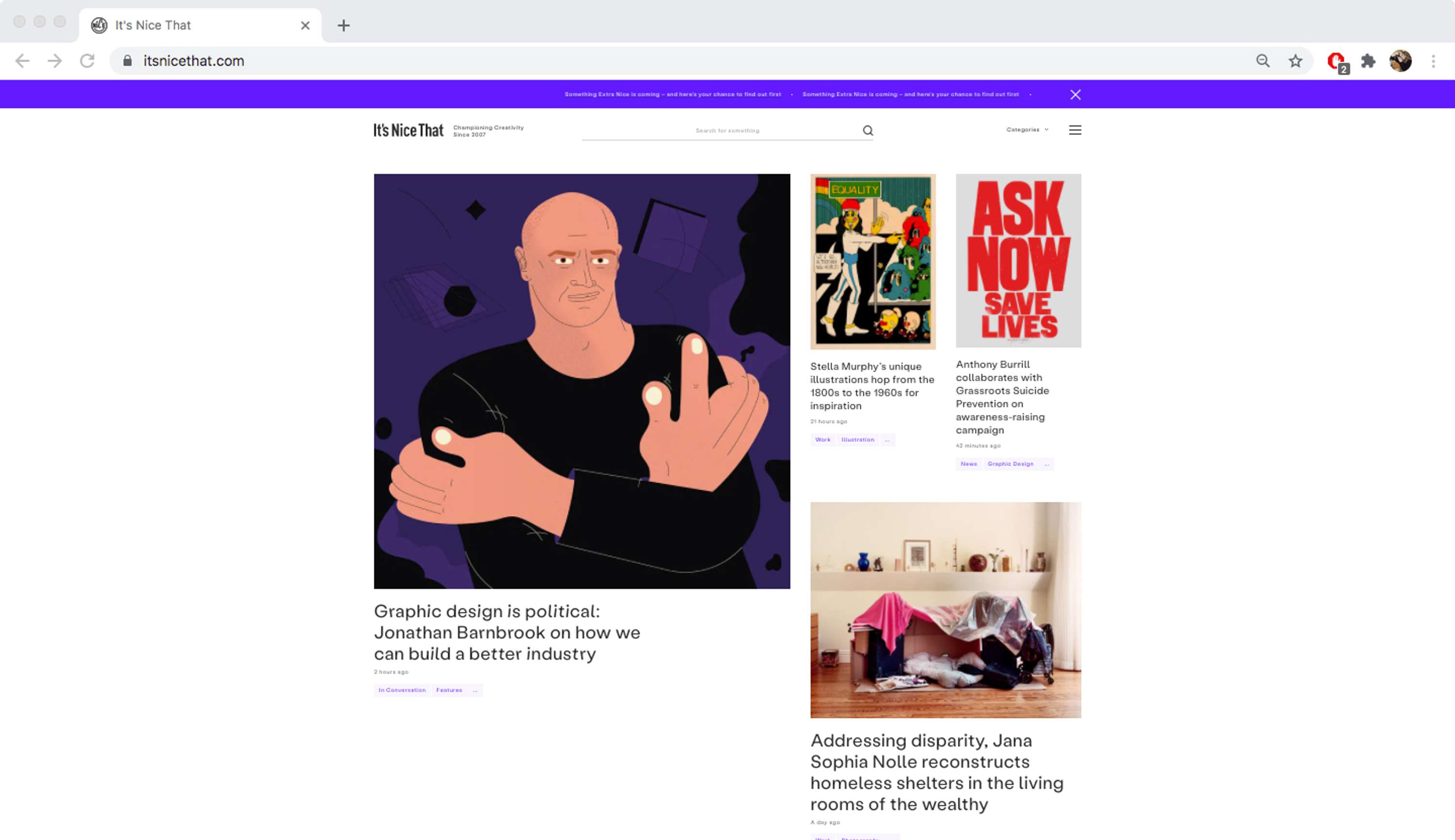 Its Nice That - In conversation with Jonathan Barnbrook by Sarah Cliff