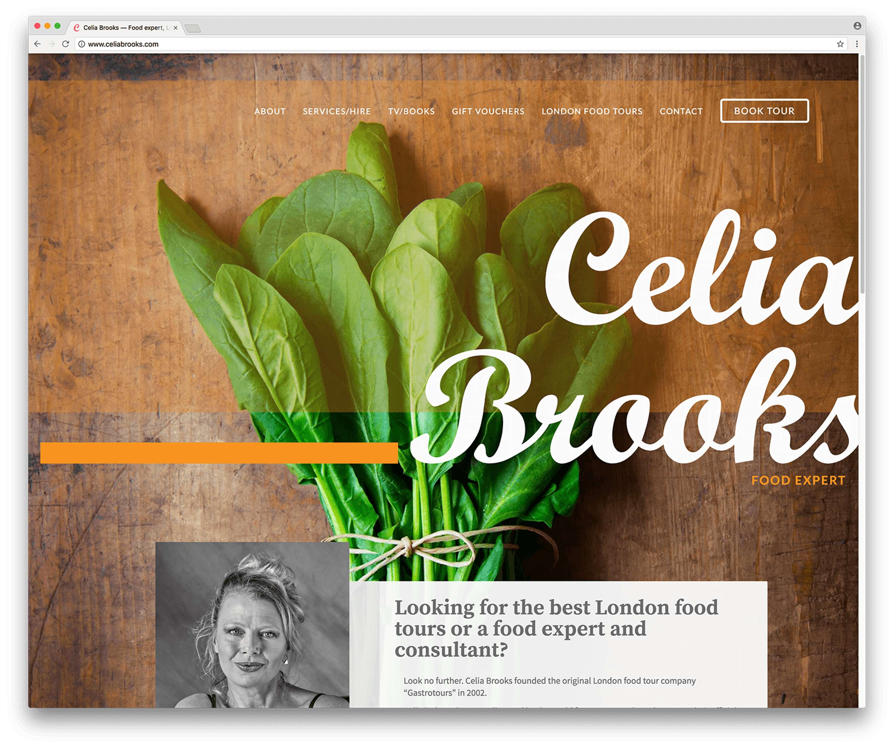 CASE STUDY: Building a website for a food professional by Justin Marazita