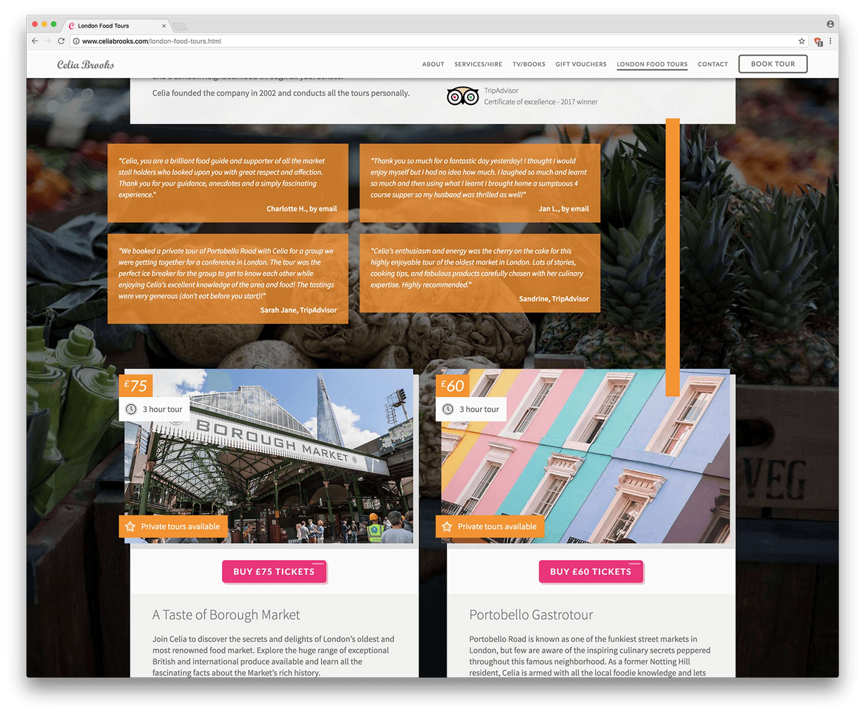 CASE STUDY: Building a website for a food professional by Justin Marazita