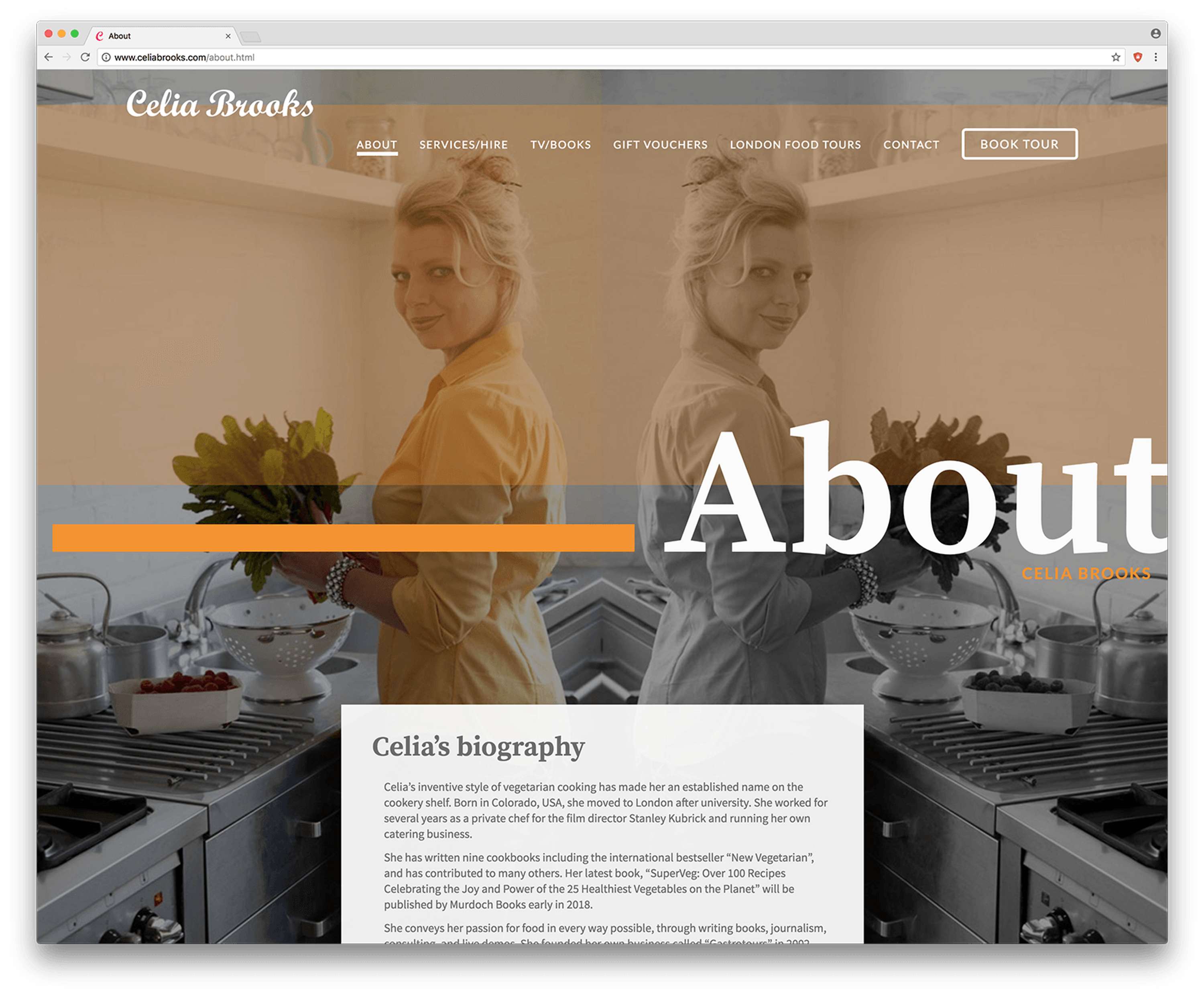 CASE STUDY: Building a website for a food professional by Justin Marazita