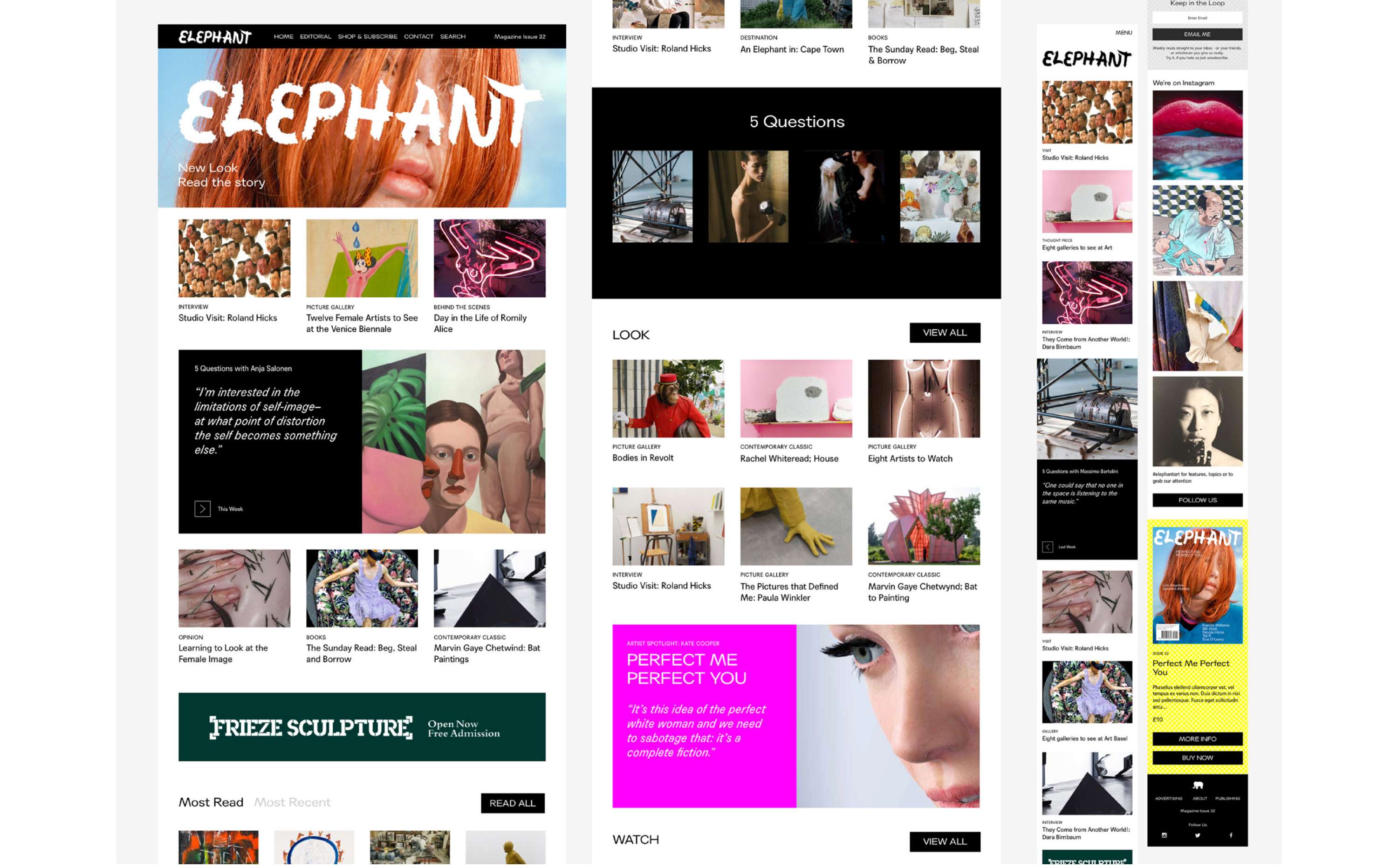 UI for Elephant Art by Miranda Isaac
