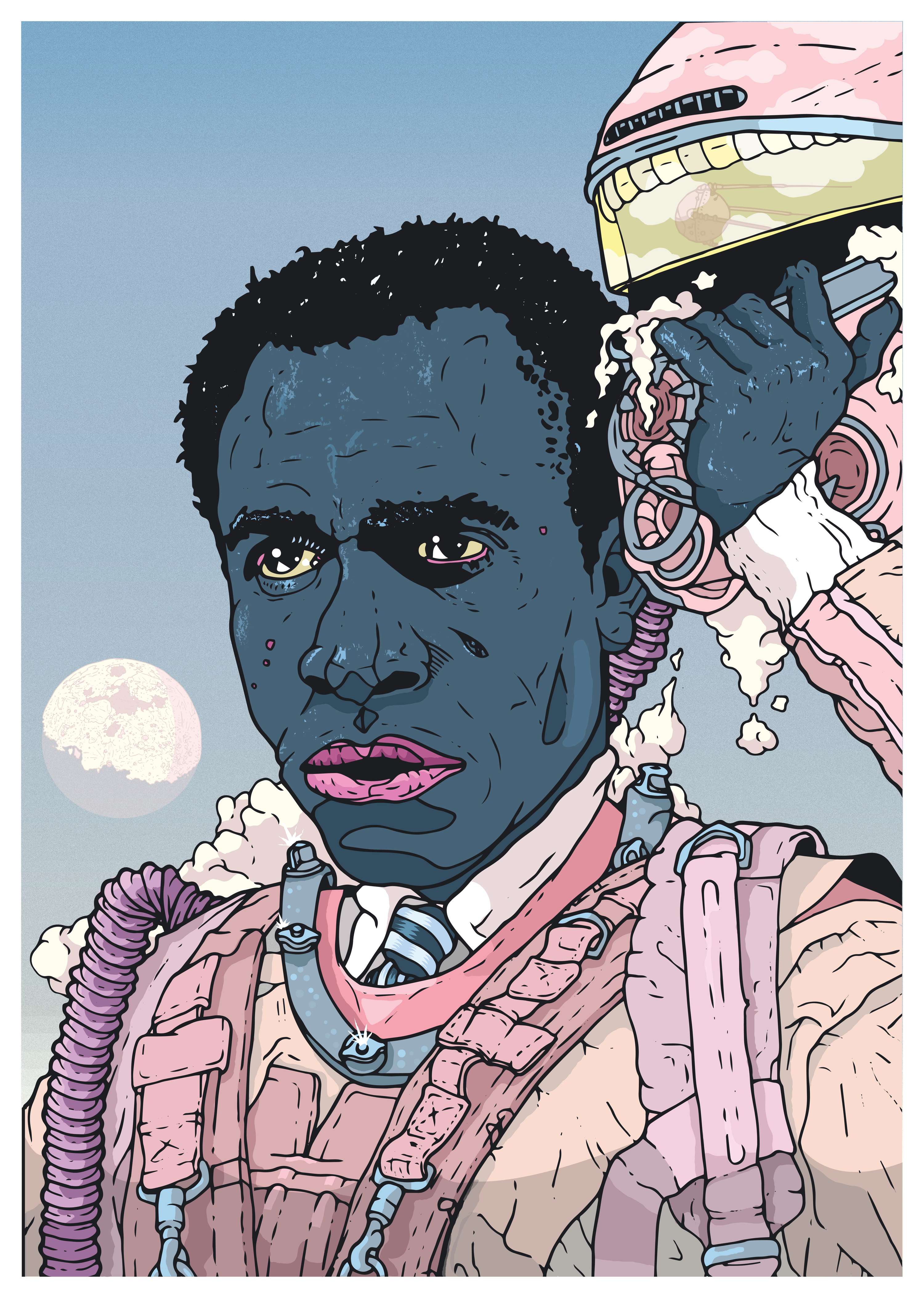 Frantz Fanon by Zoran Svilar