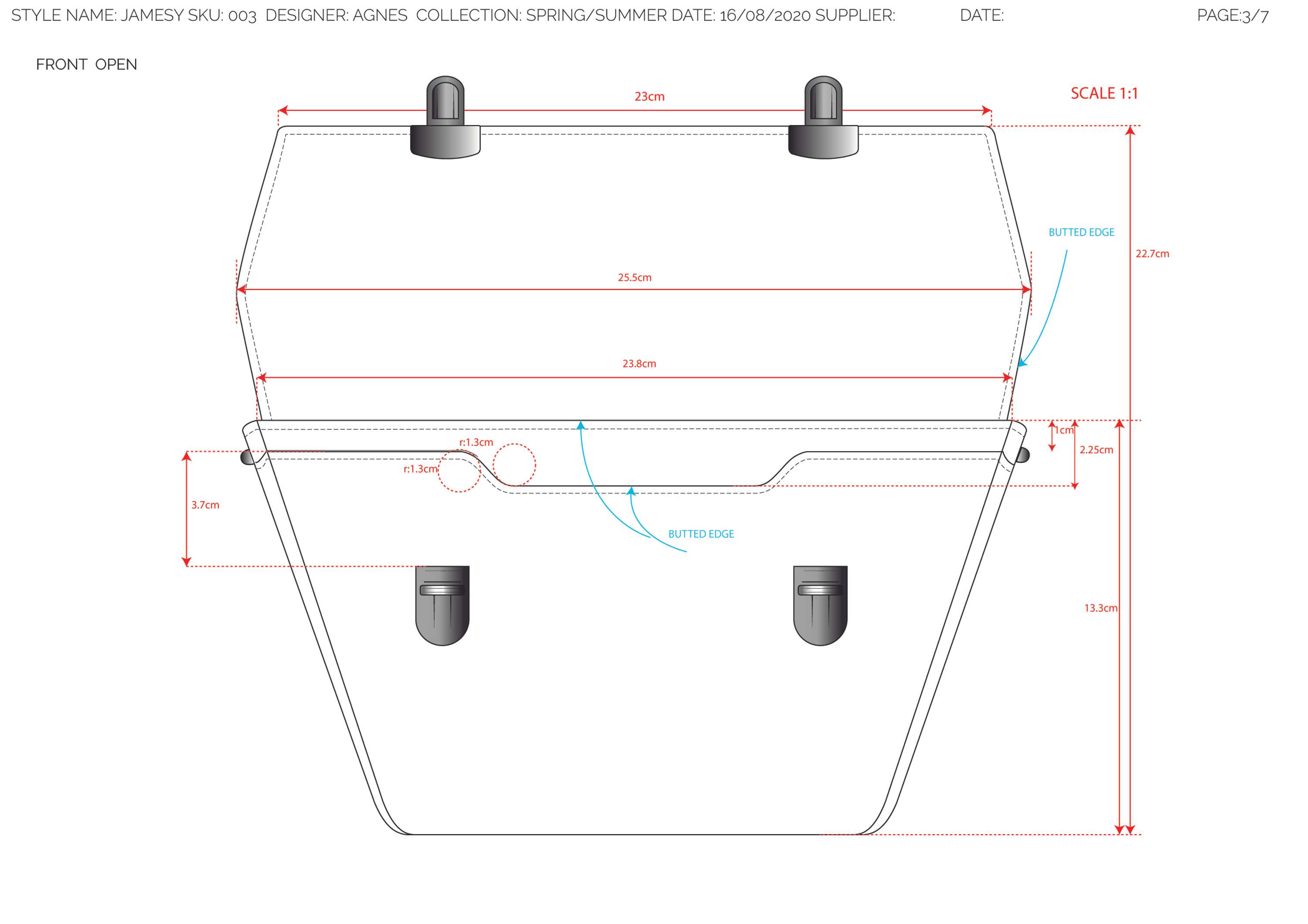 Technical sheets for own brand by Ágnes Virág Móricz