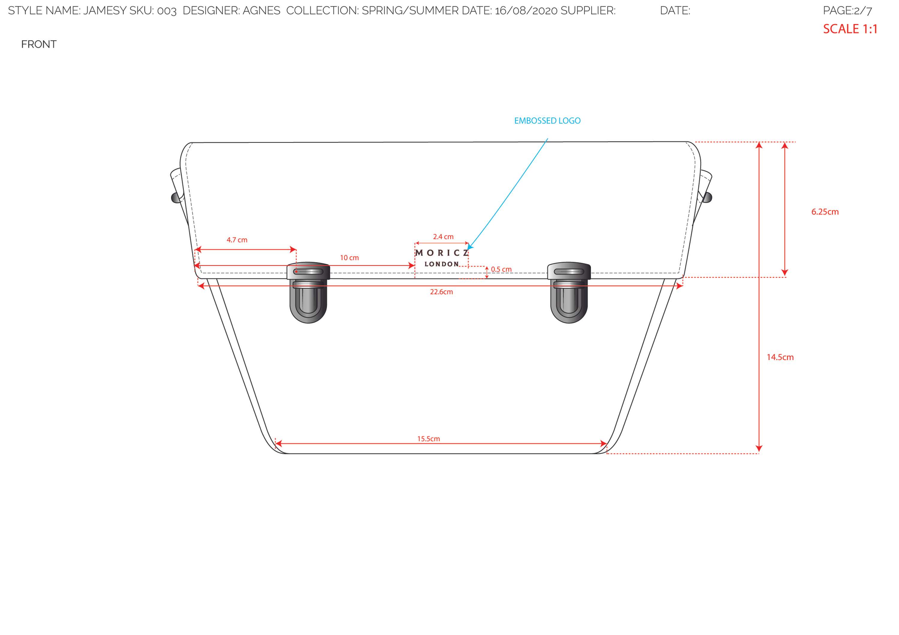 Technical sheets for own brand by Ágnes Virág Móricz