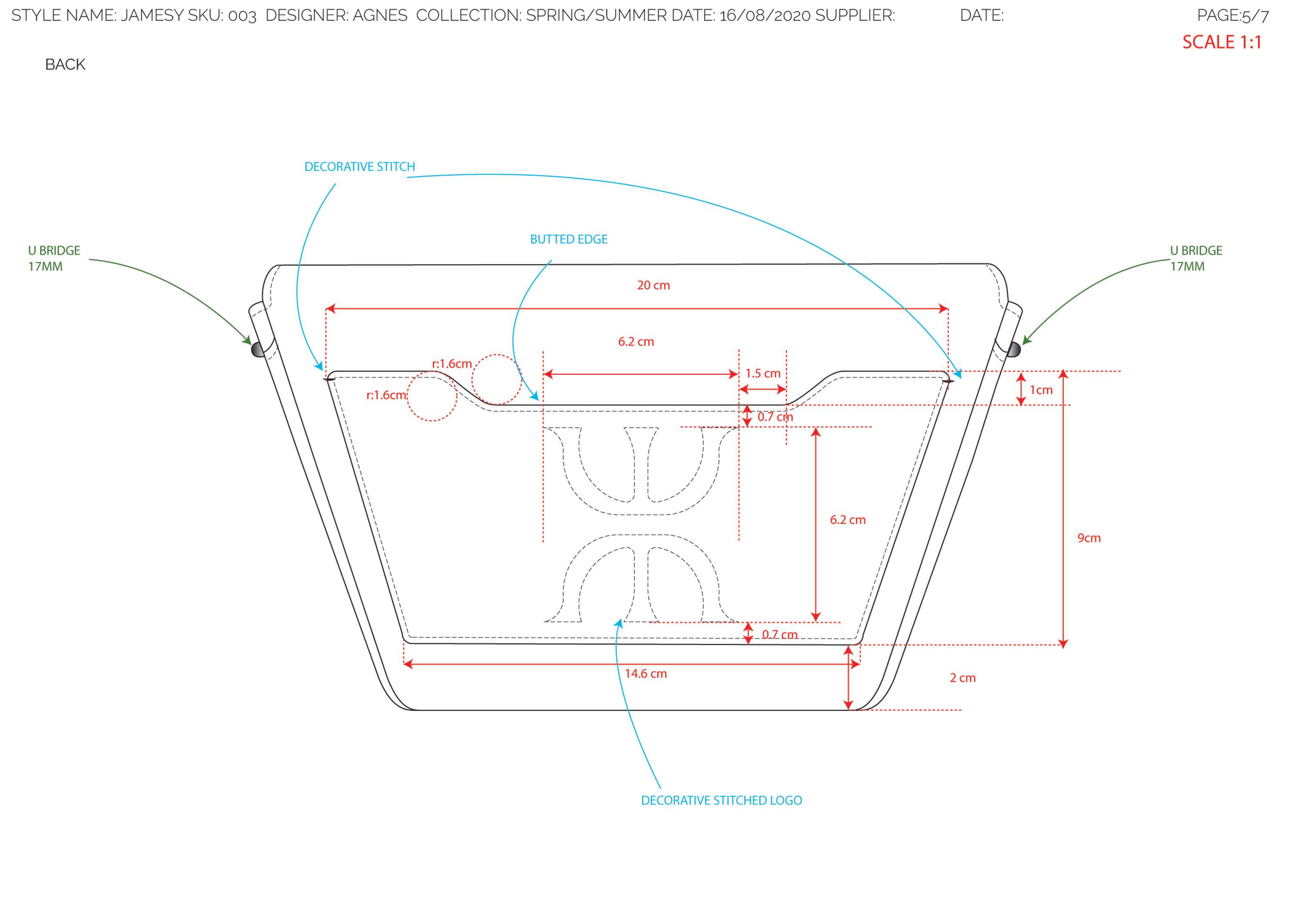 Technical sheets for own brand by Ágnes Virág Móricz