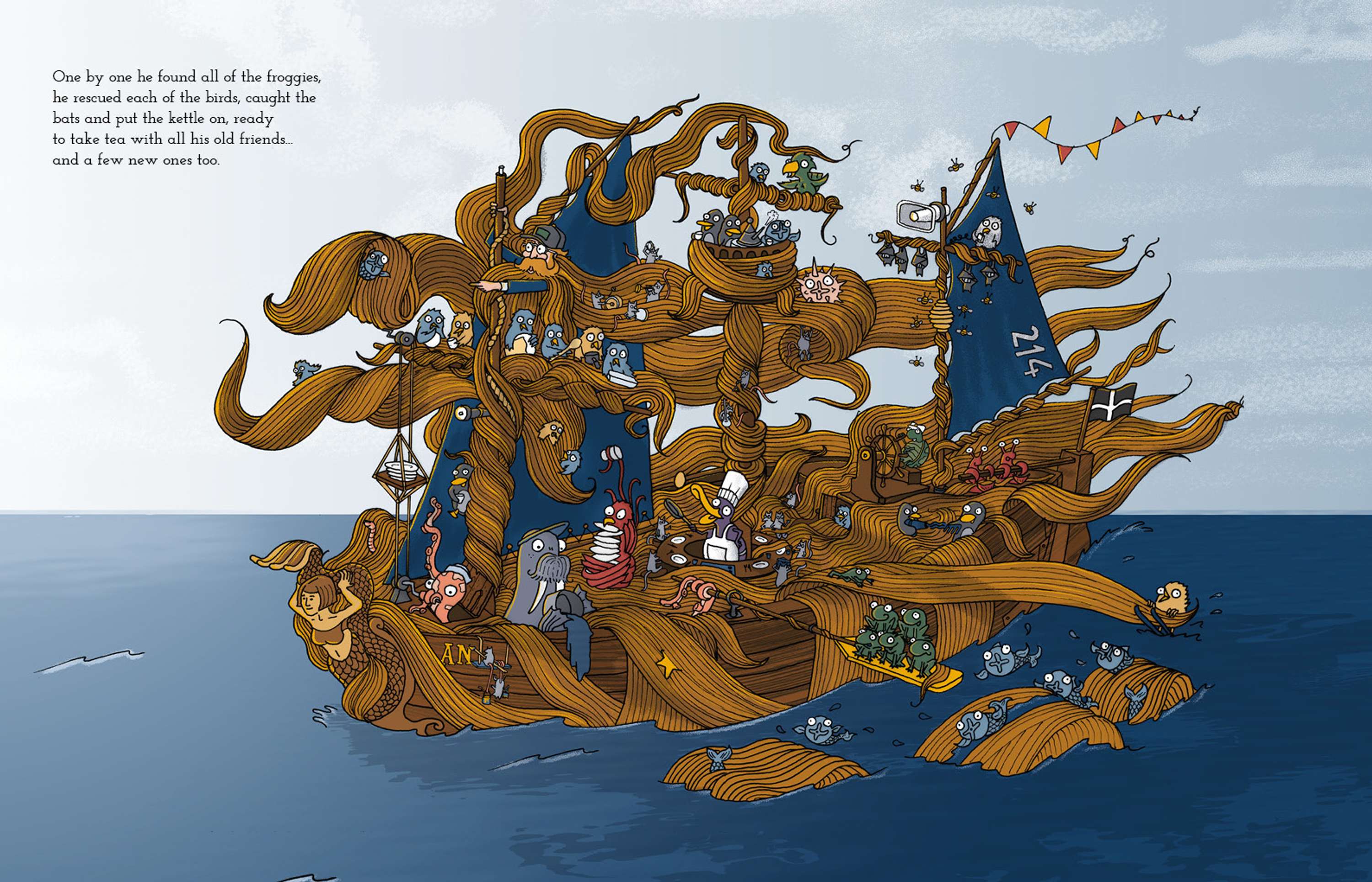 The World In Roger's Beard by Robbie Graham