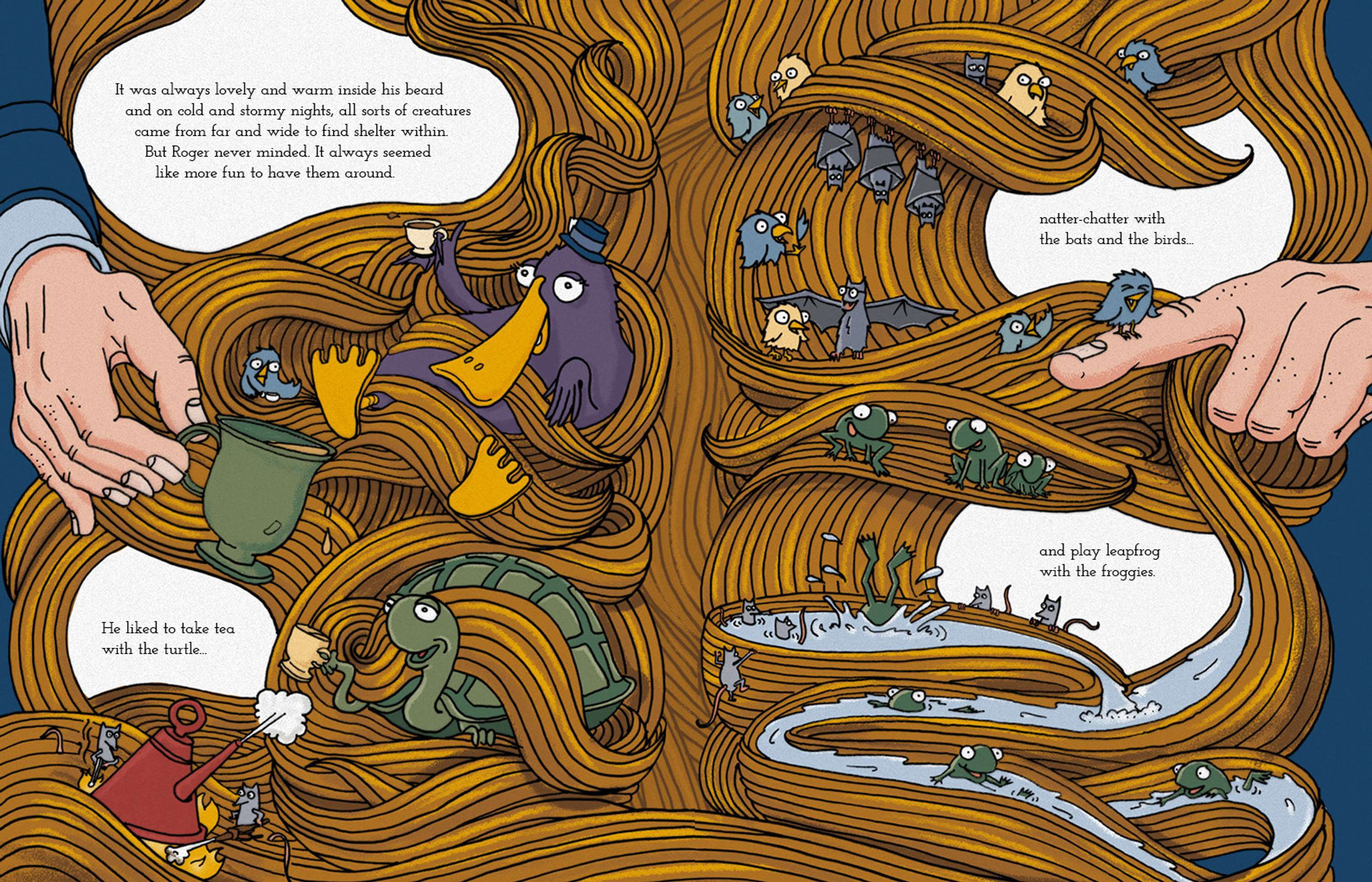 The World In Roger's Beard by Robbie Graham