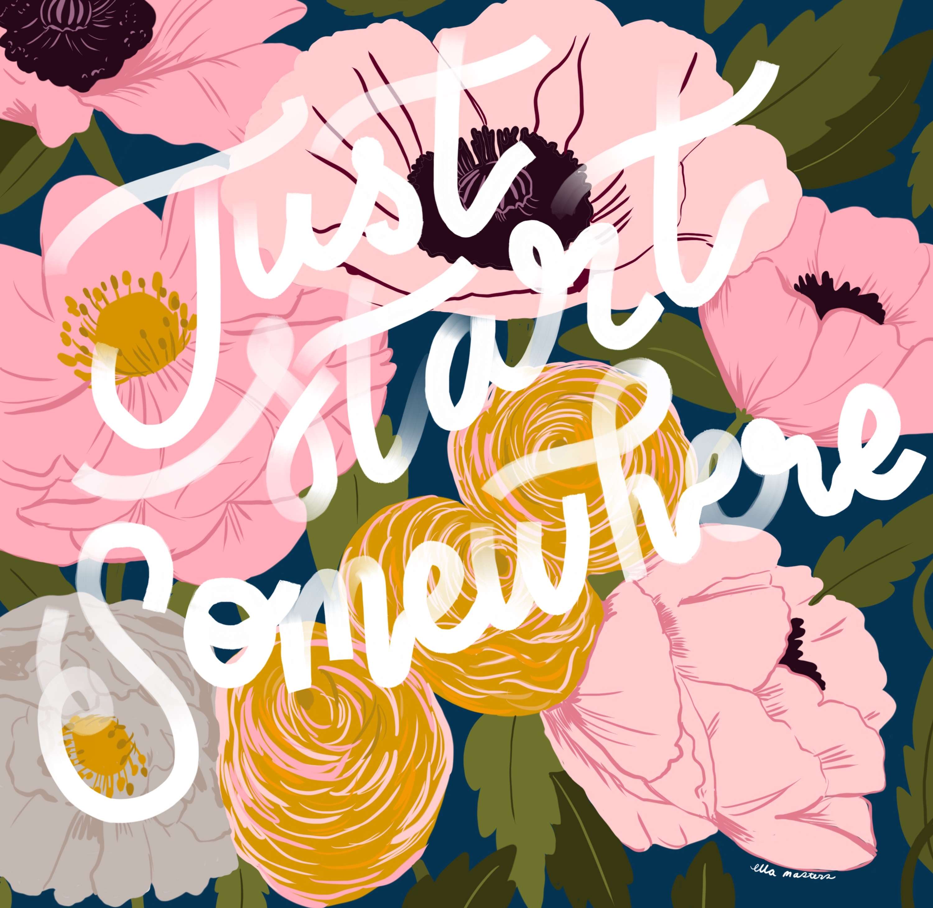 #mindfuldrawingaday on Instagram for the month of October! by Ella Masters