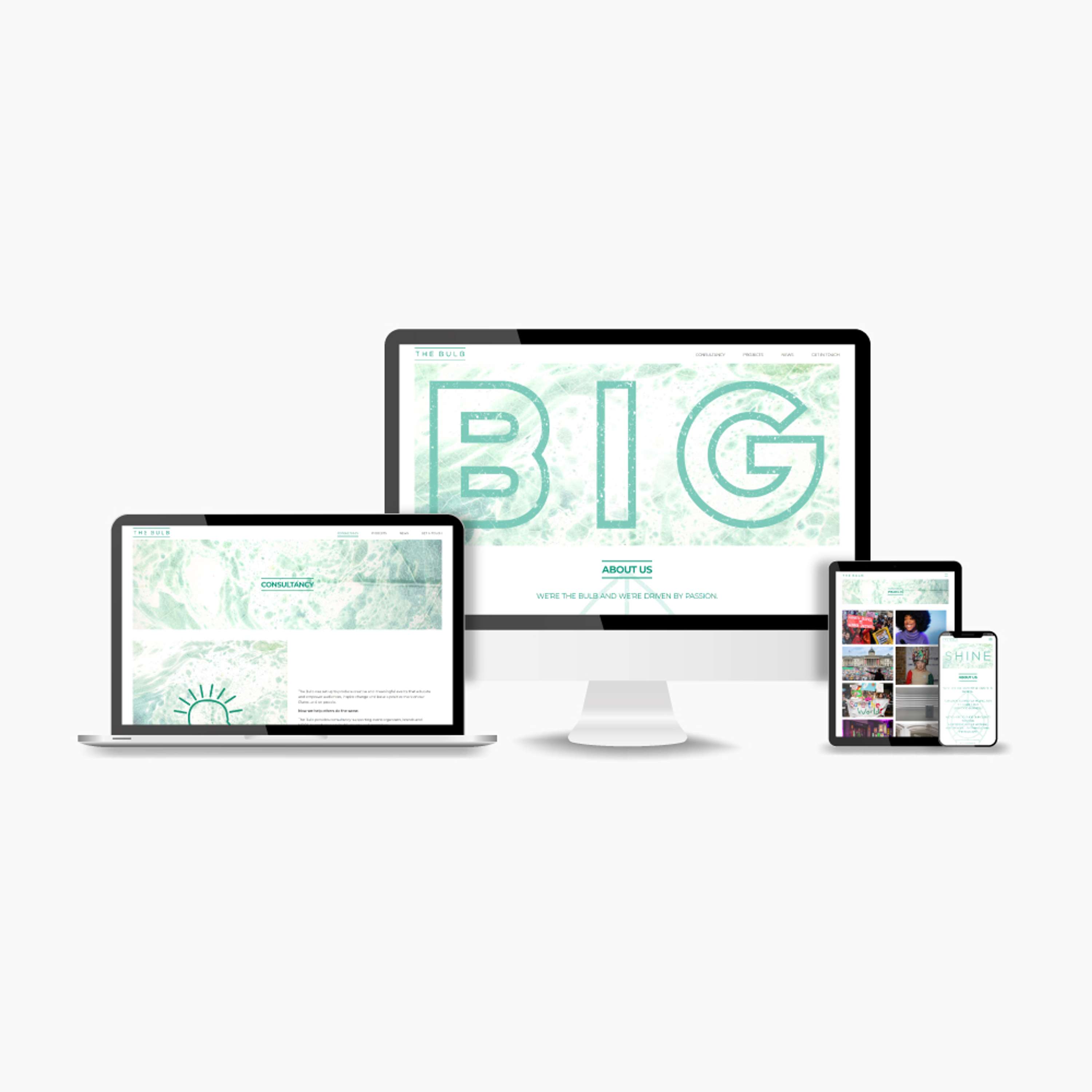 The Bulb website by Rachel Girling