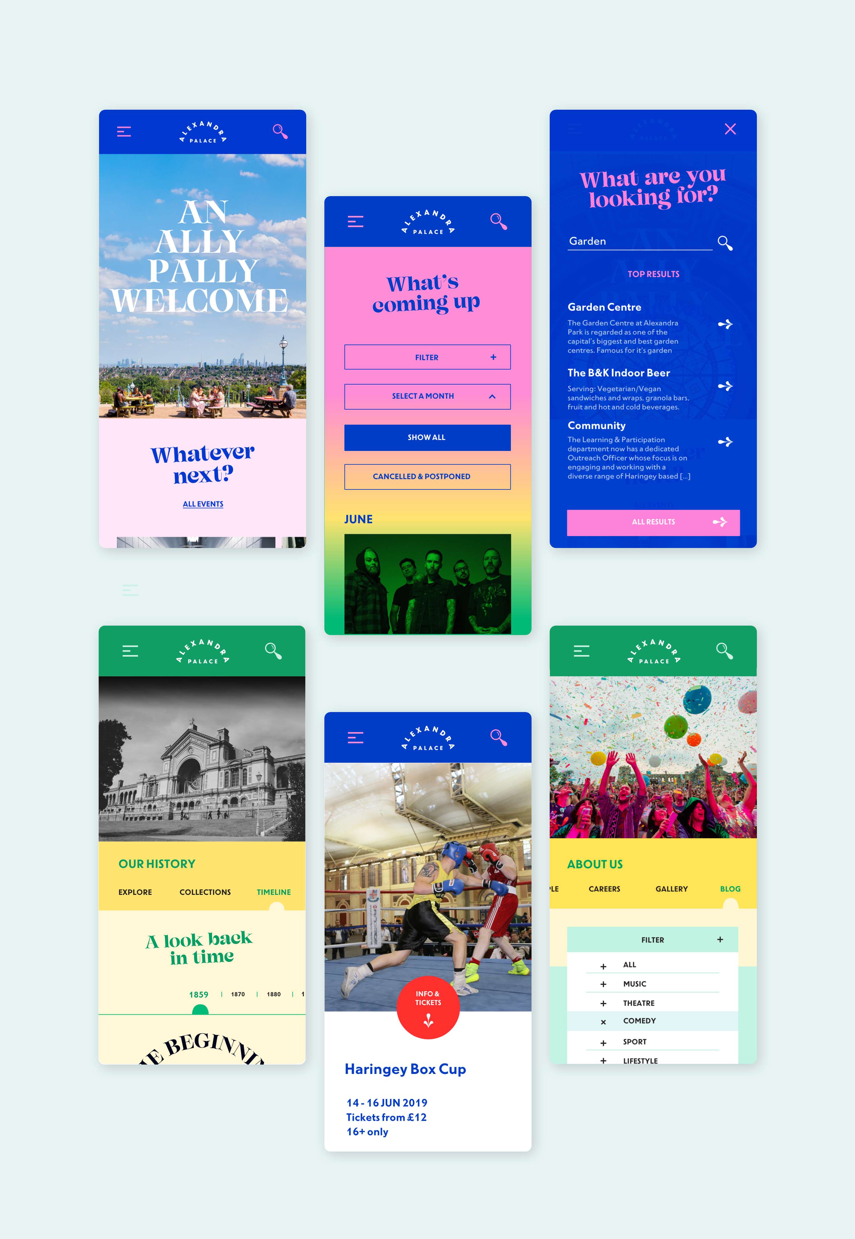Alexandra Palace — Web Design / Development by Traffic Digital