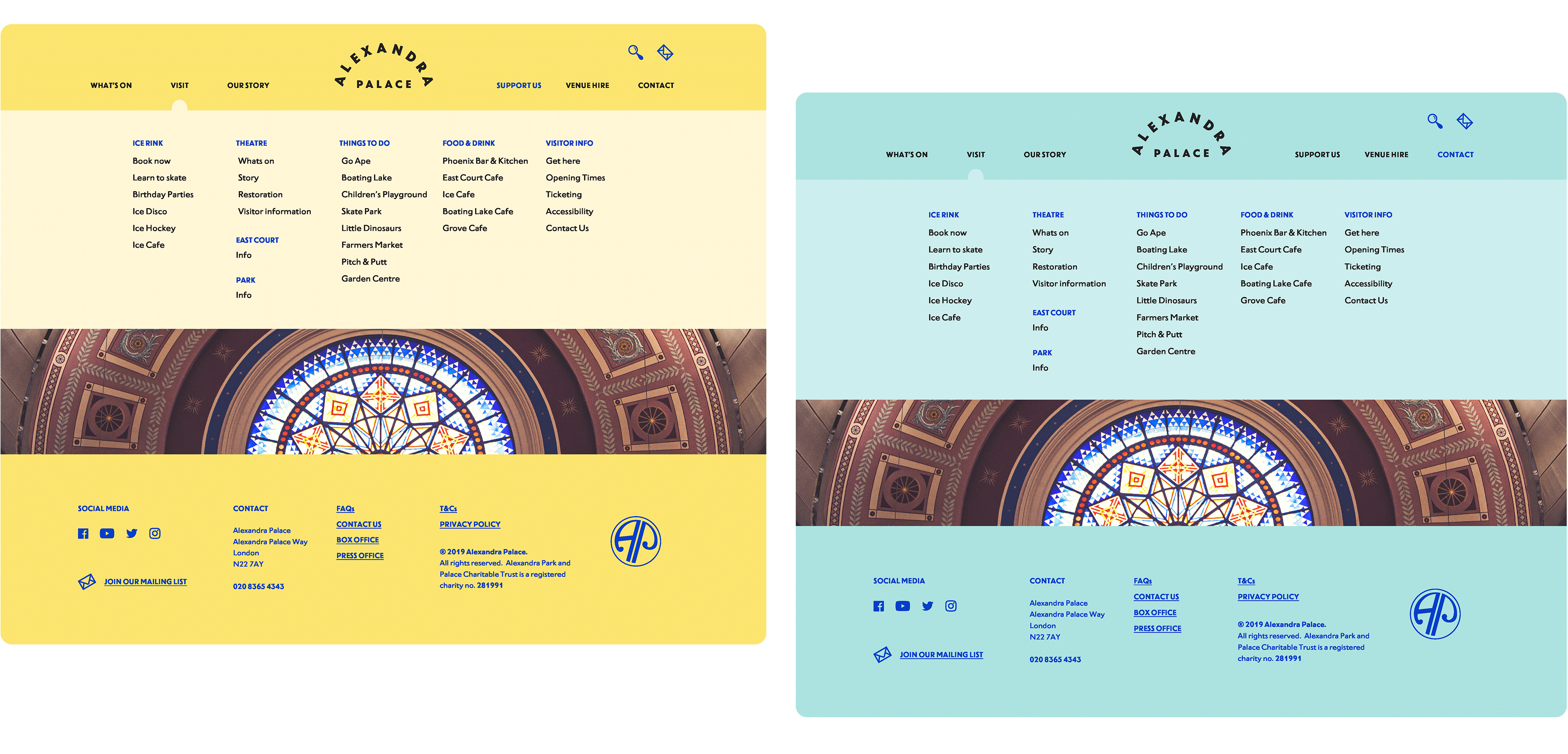 Alexandra Palace — Web Design / Development by Traffic Digital