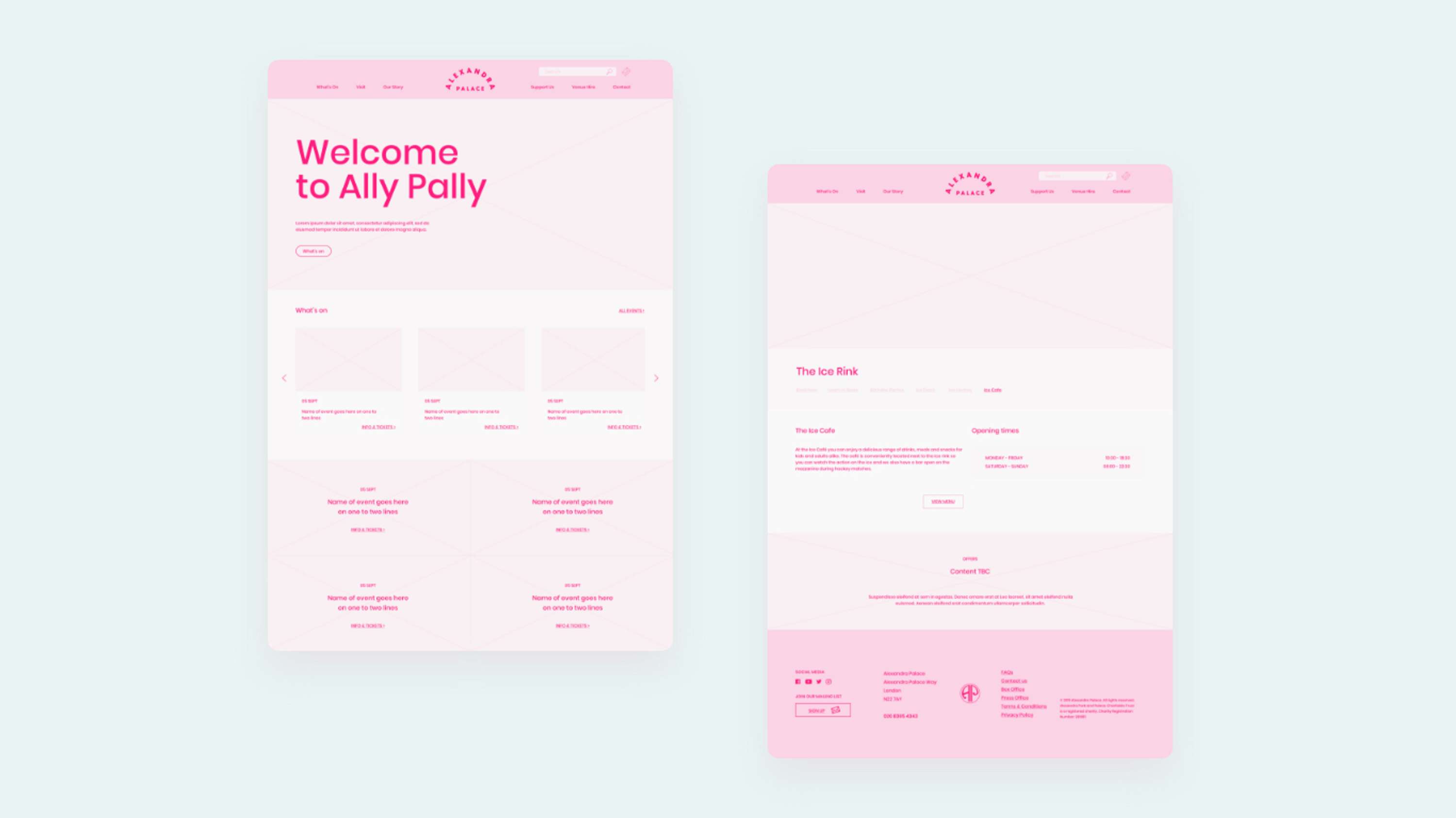 Alexandra Palace — Web Design / Development by Traffic Digital