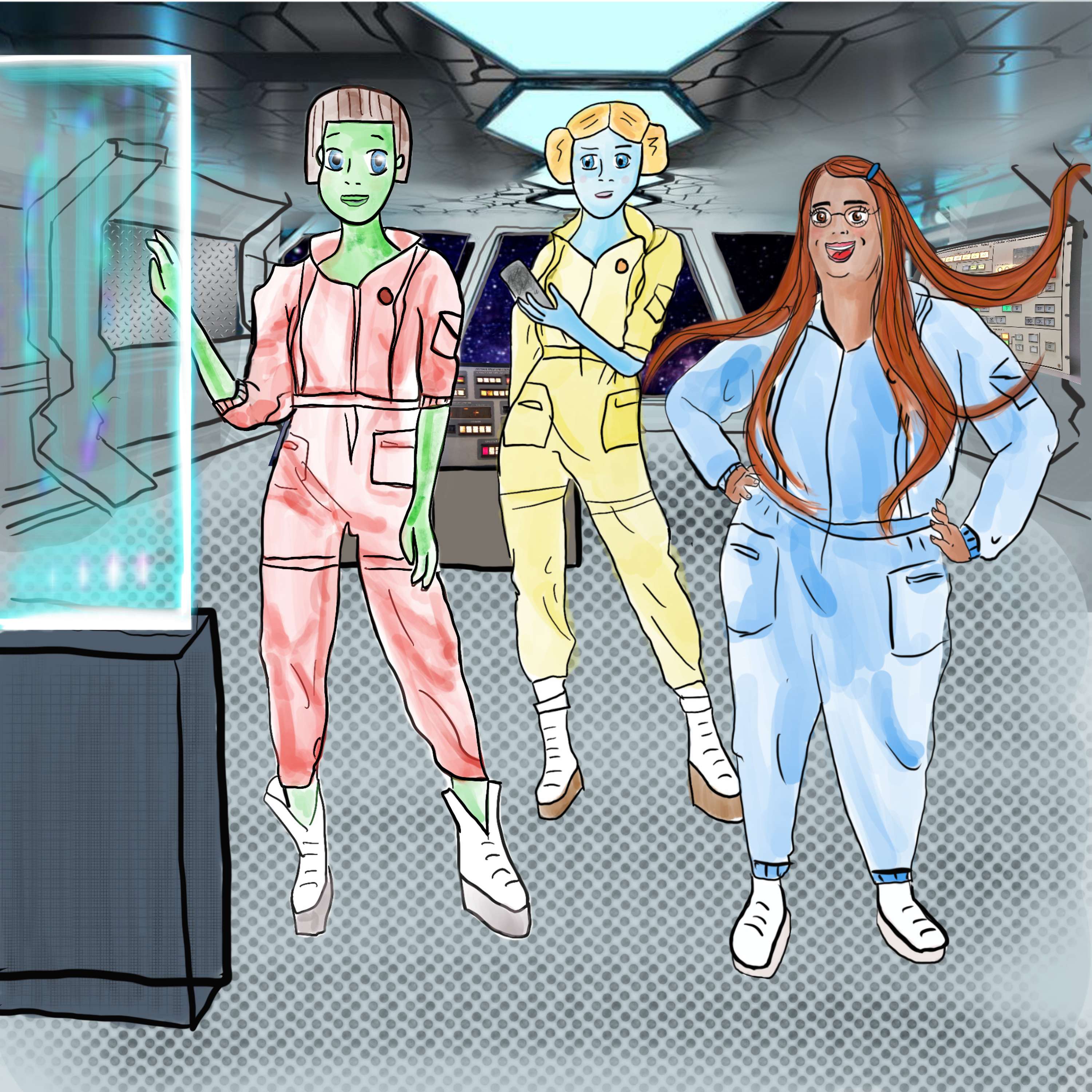 Feminist Sci Fi web story based on real events by Arna Maria Kristjansdottir 