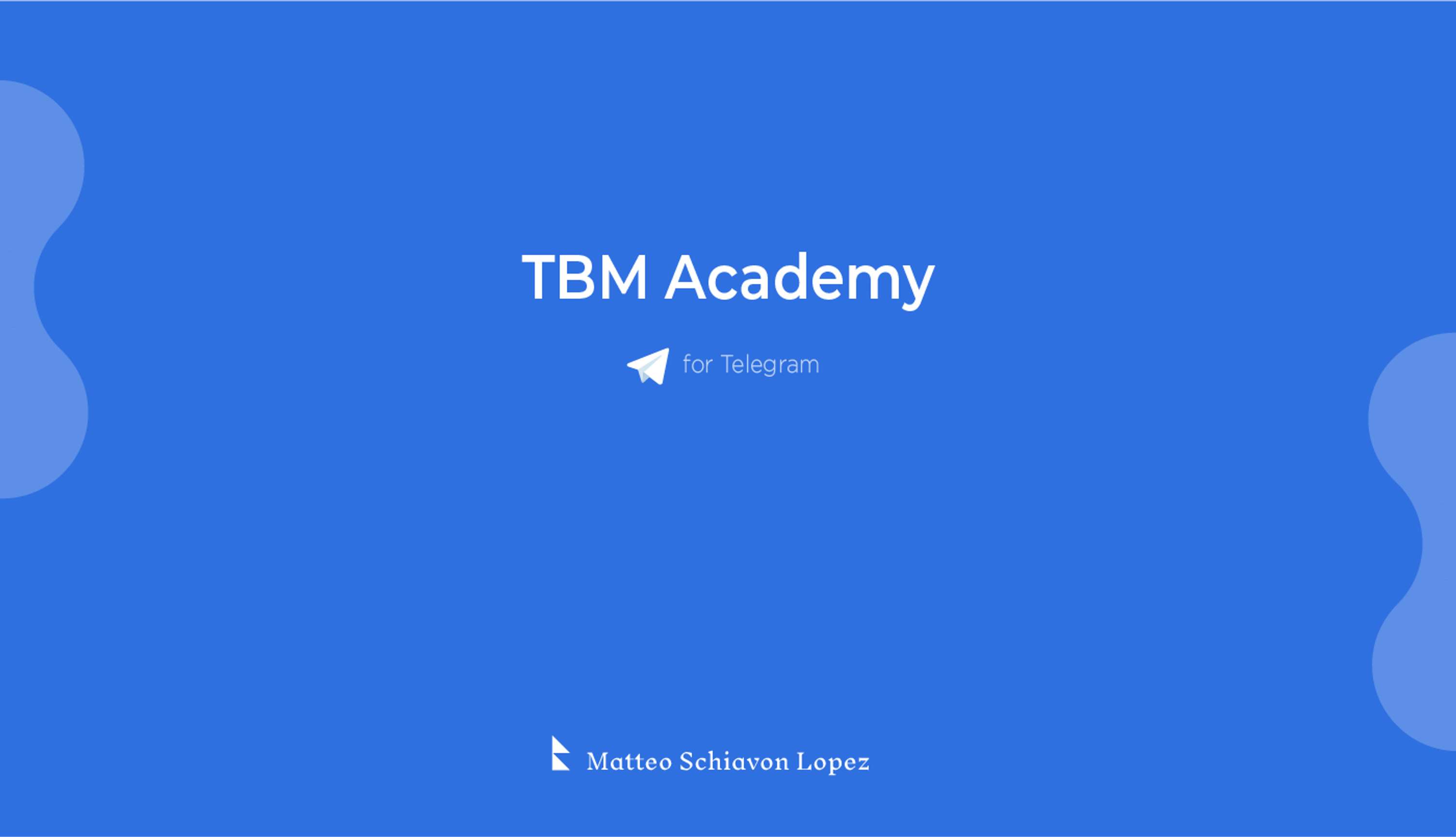 TBM Academy by Matteo Schiavon Lopez
